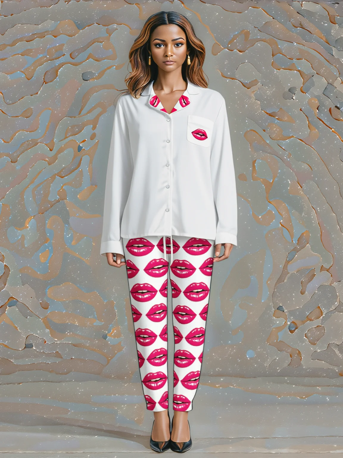 Dream Lips Pajama Top product image (1)