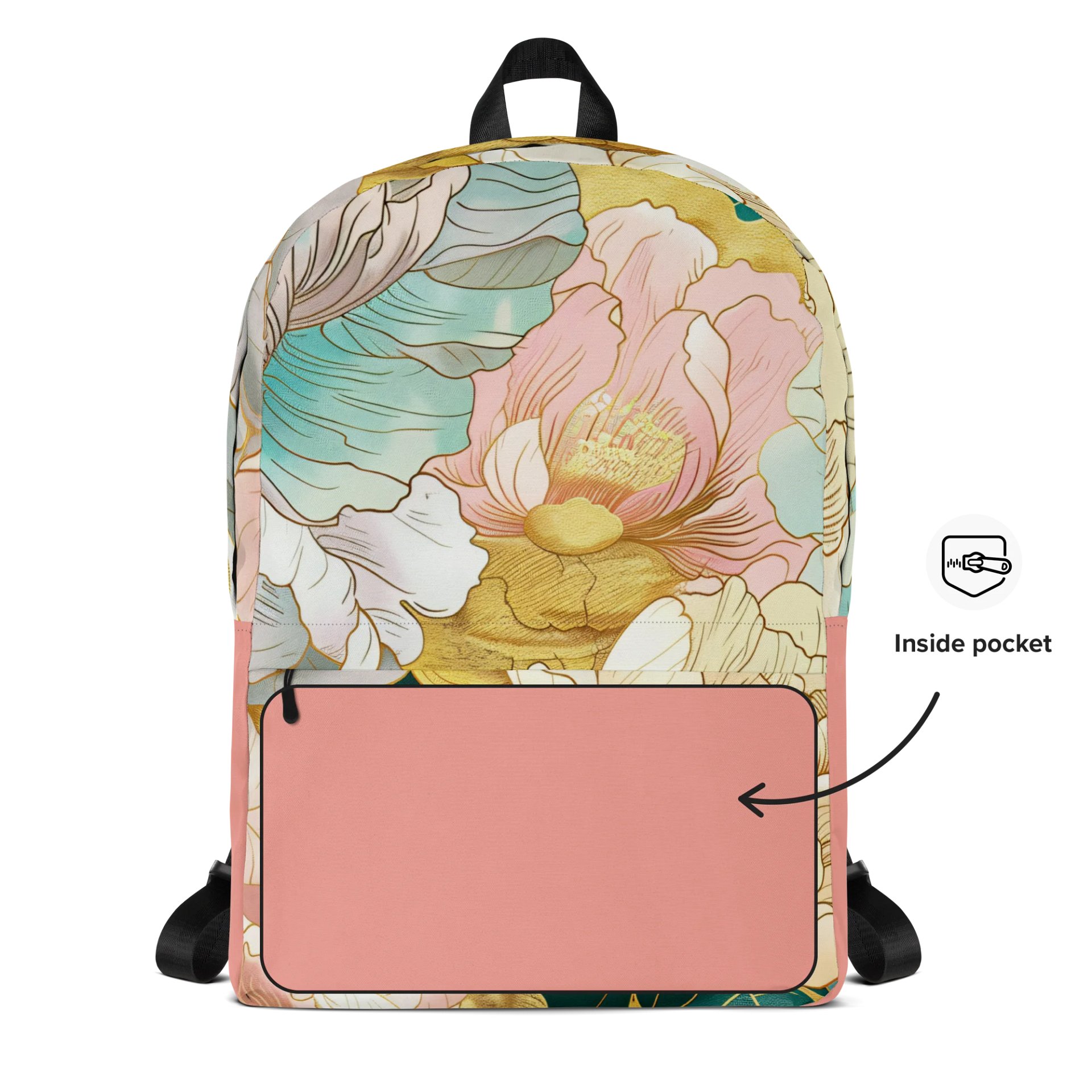 floral backpack product image (6)