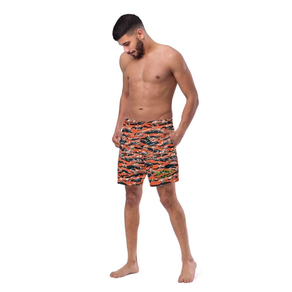 Tiger Camo Swim Trunks product image (6)