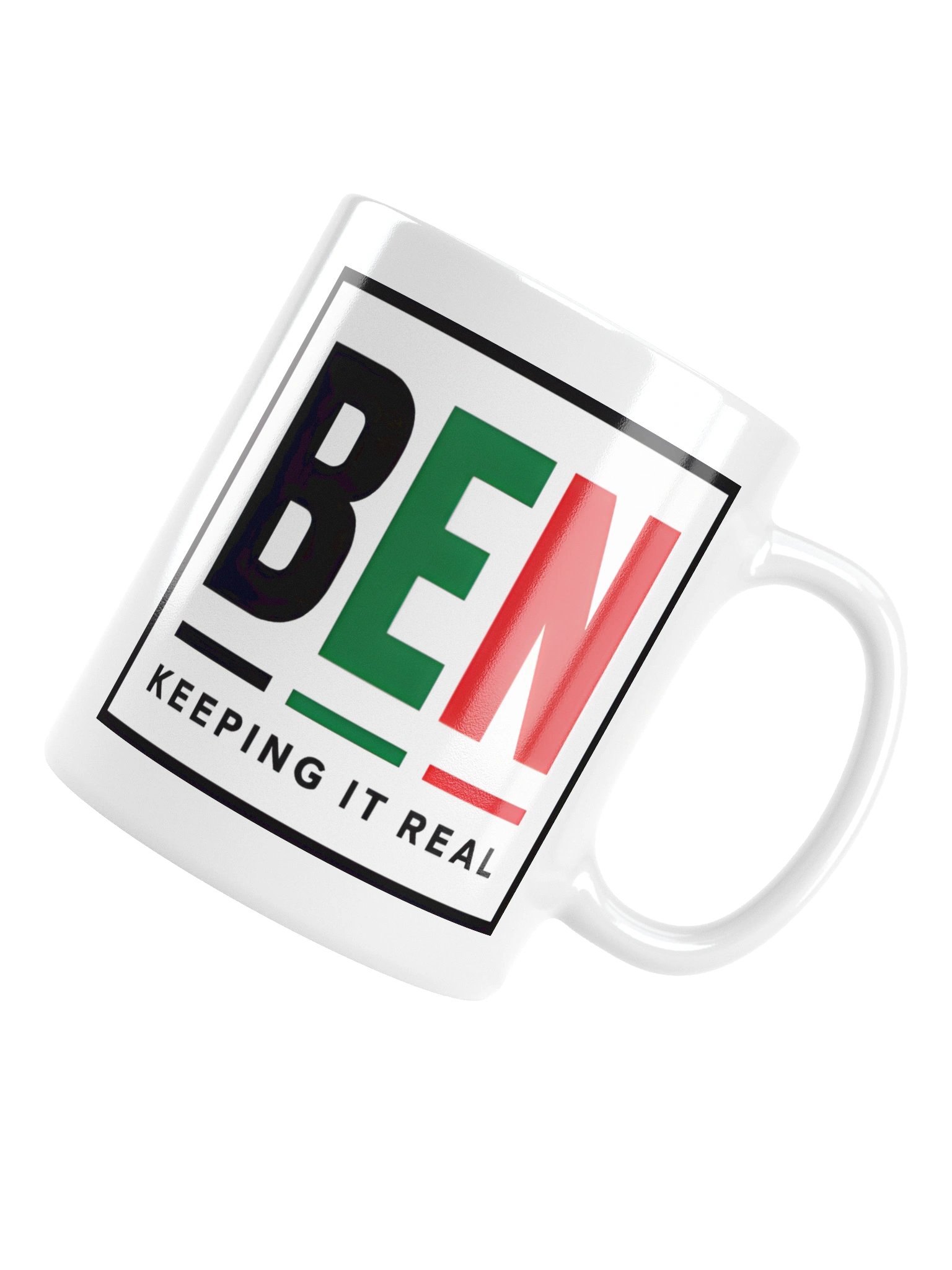 BEN Keeping It Real White Mug product image (16)
