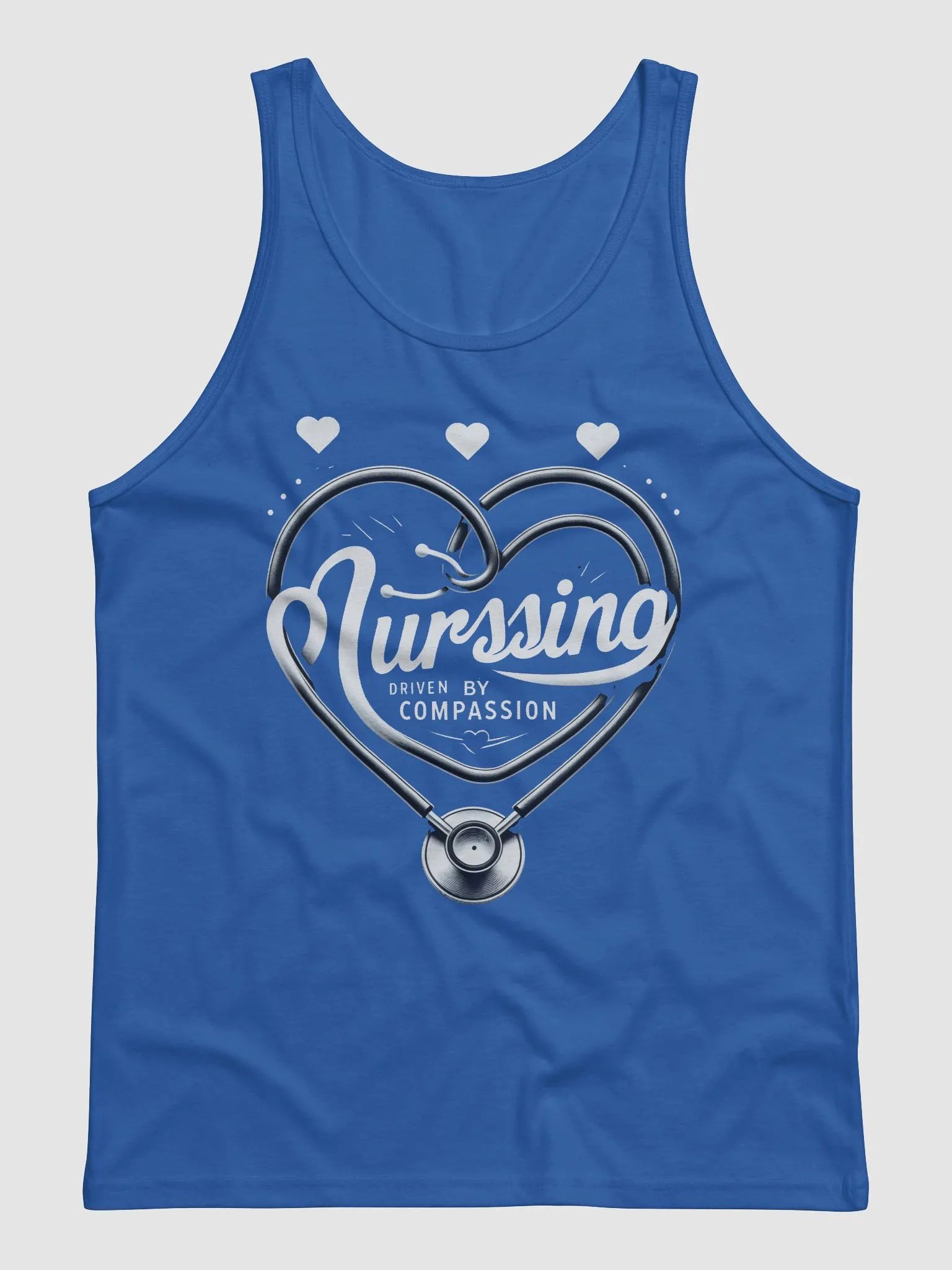 Compassionate Stethoscope Nursing Heart Tank product image (4)