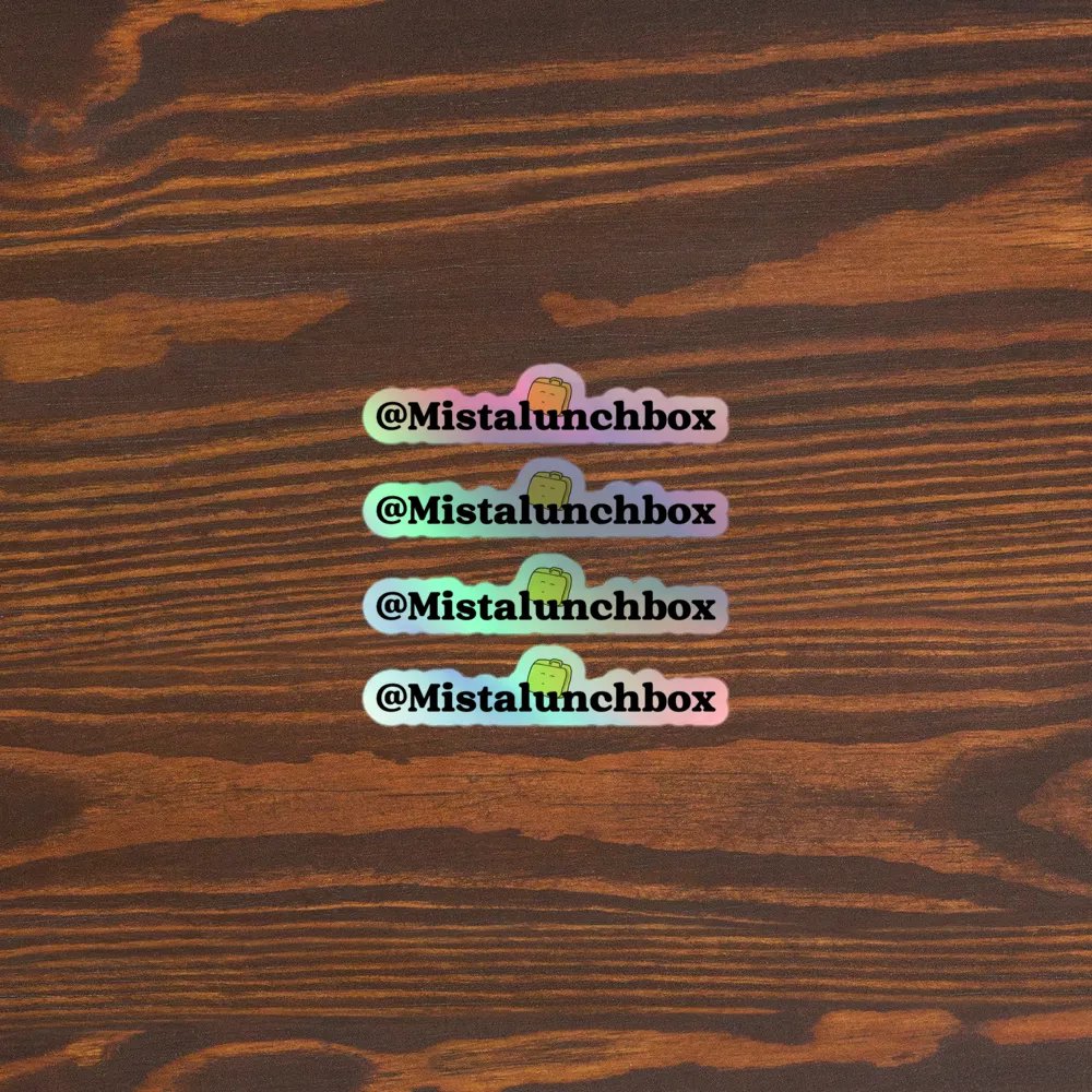 @mistalunchbox Stickers product image (5)