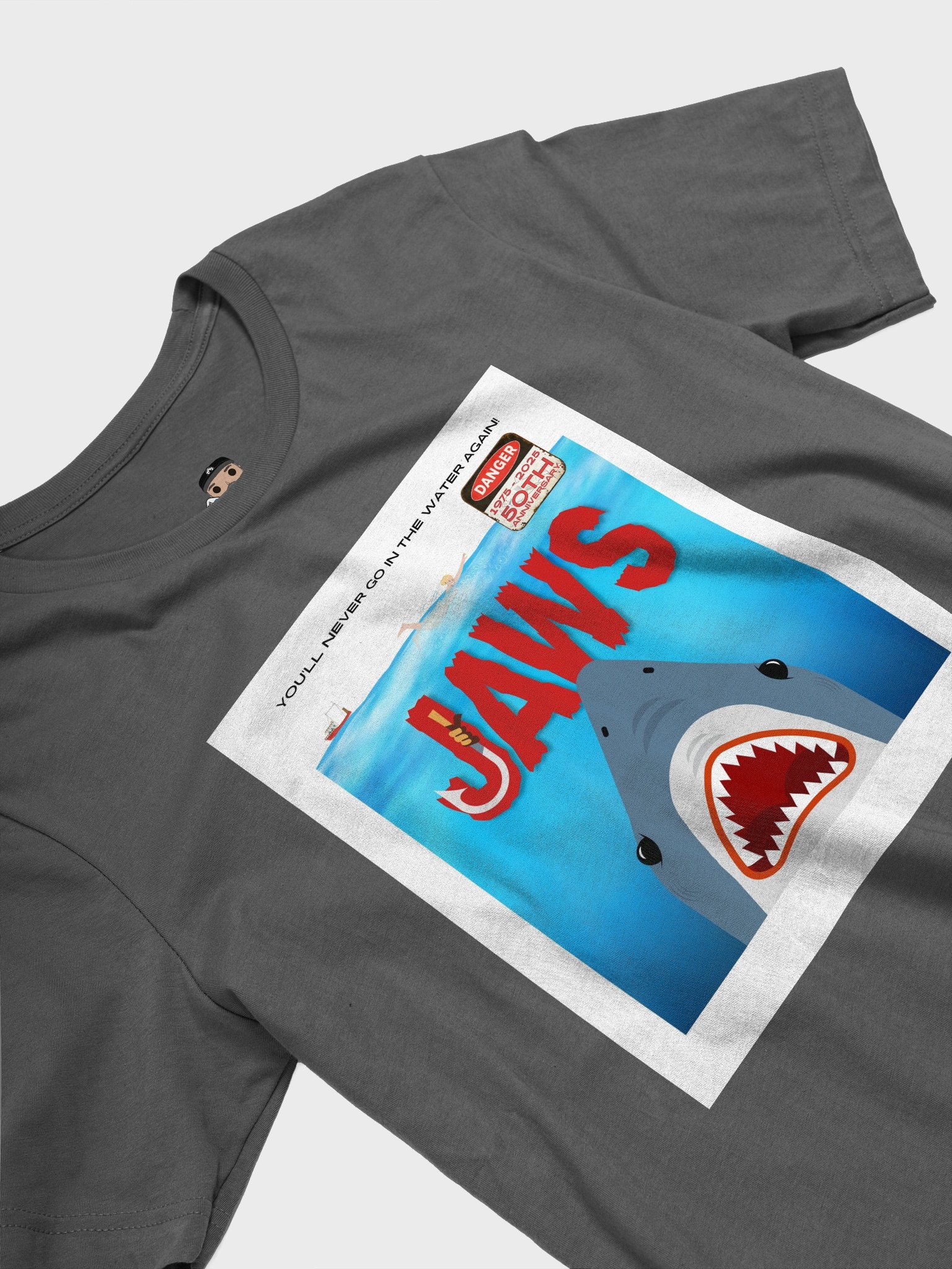 JAWS POSTER - 50TH ANNIVERSARY - TEE product image (2)