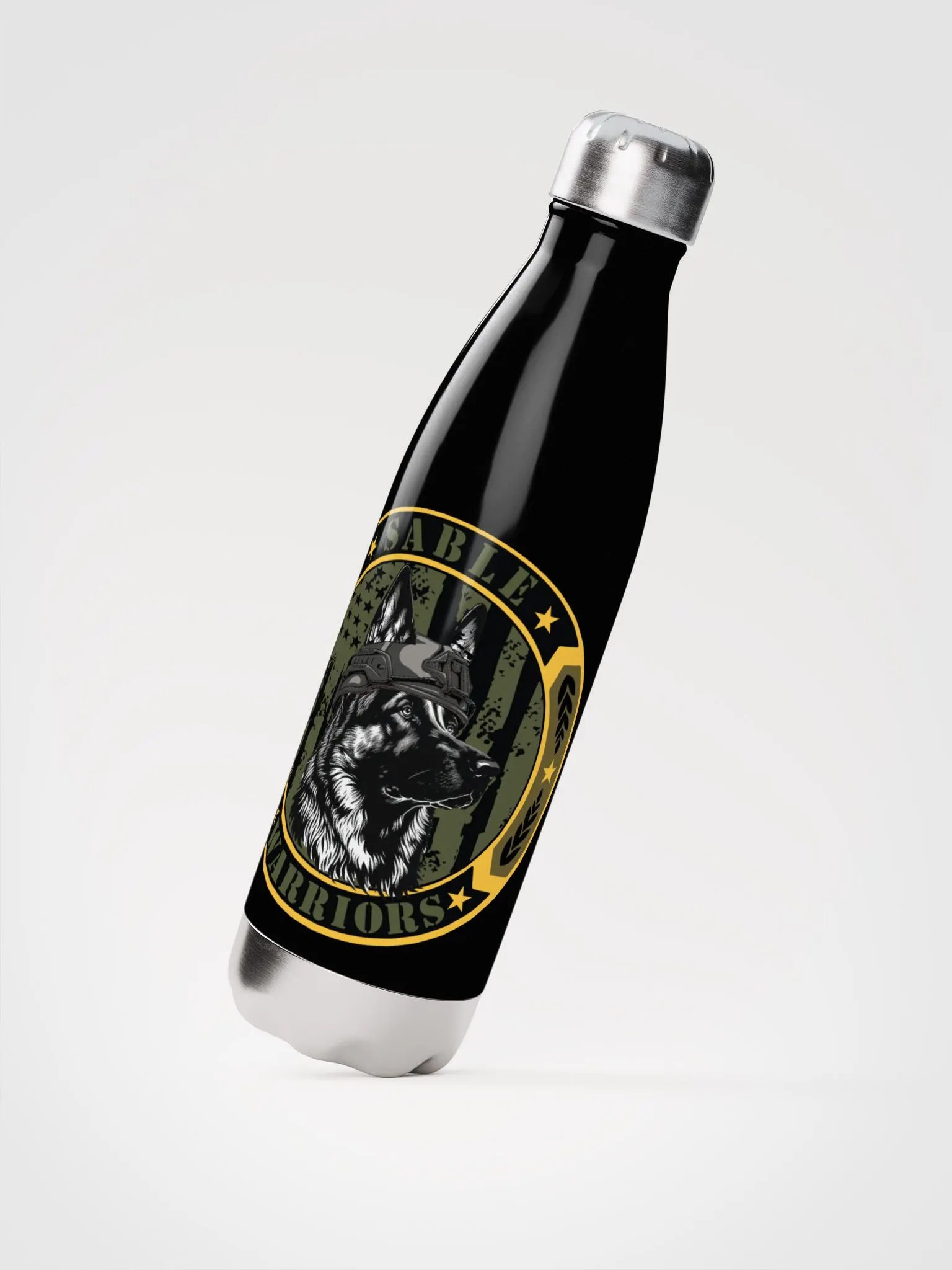 Sable Warriors Veteran Service Dog Water Bottle: Helps Pair Veterans With A Service Dog product image (2)