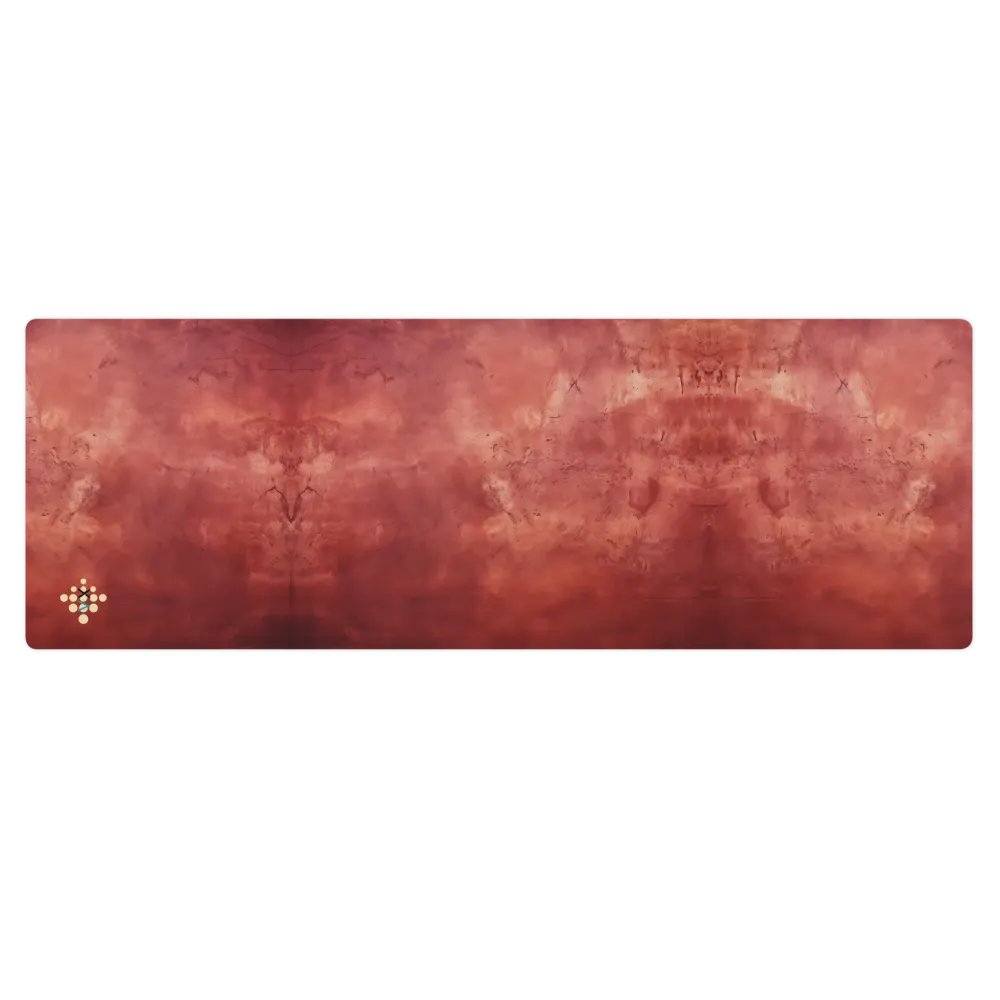 Abstract Grunge intense red Yoga Mat product image (3)