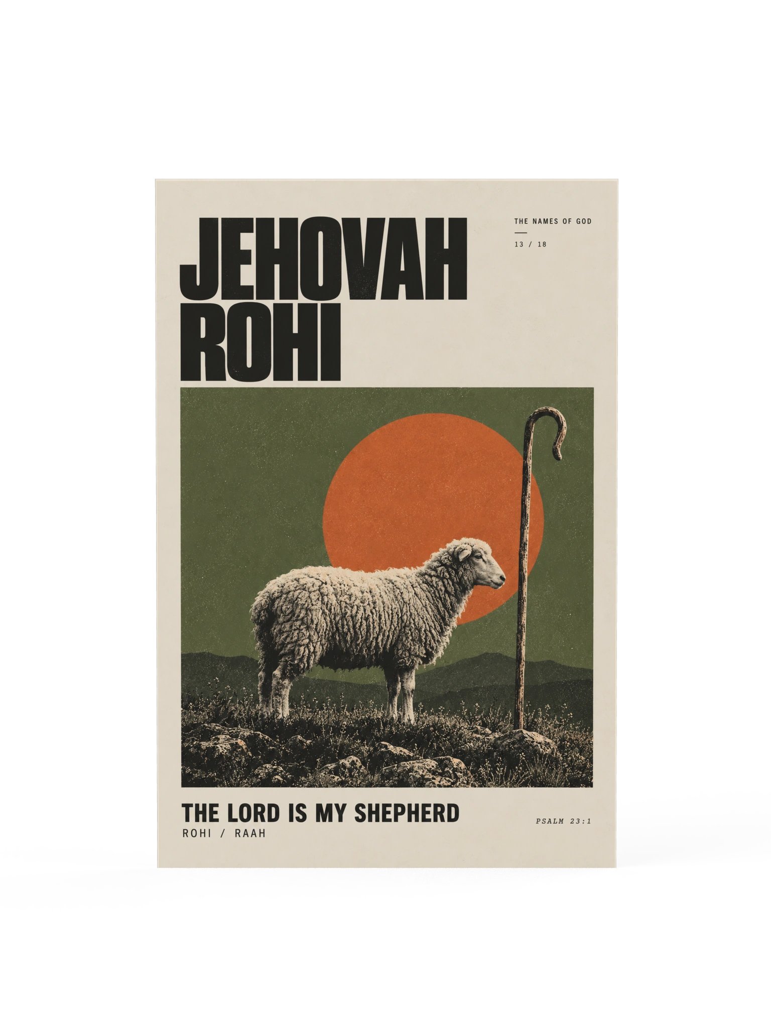 Jehovah Rohi | Names of God Art Print product image (1)