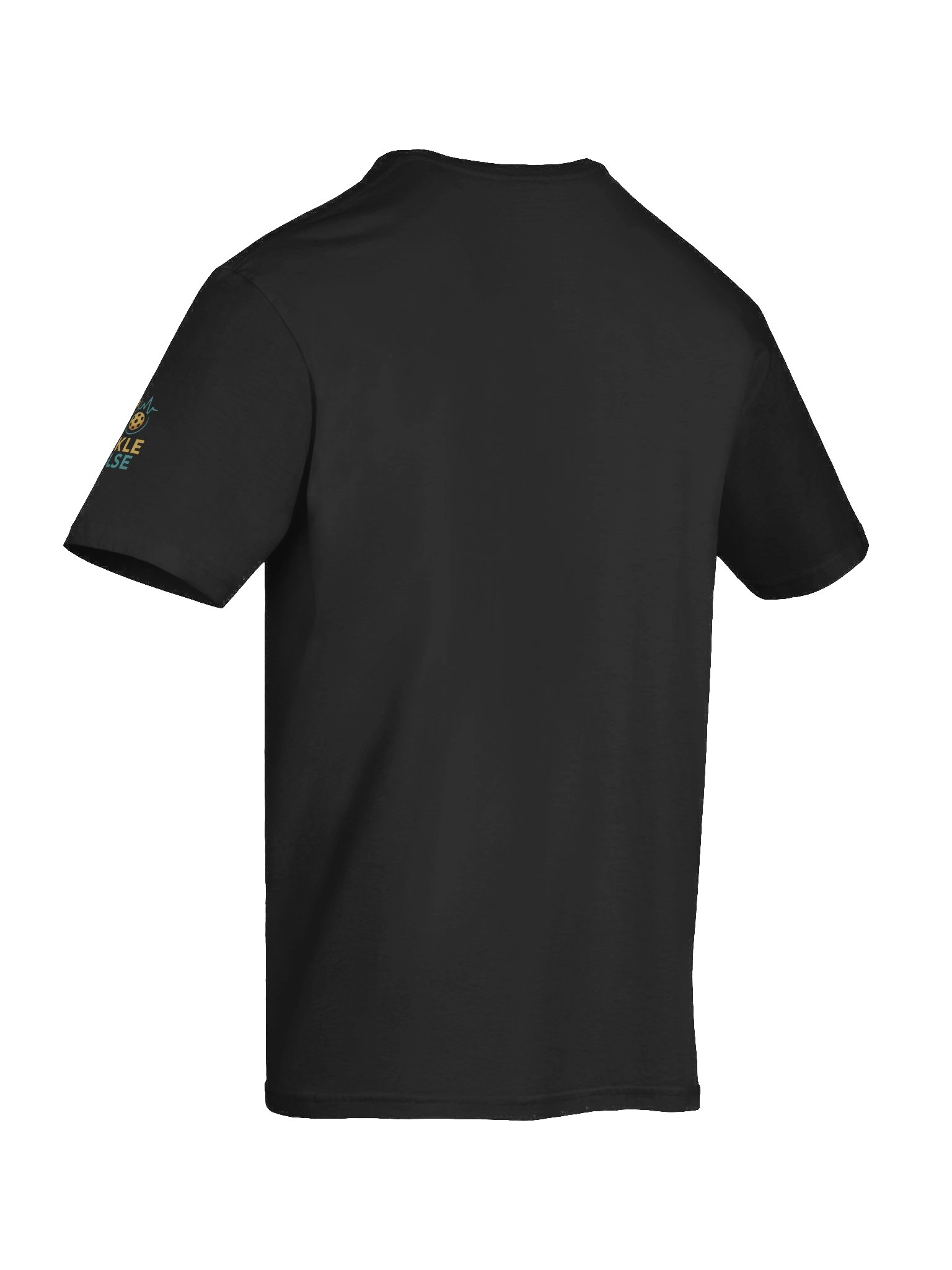 Funny Pickleball T-Shirt – Retro Pickle Character Playing with Paddle & Ball – Black Tee product image (12)