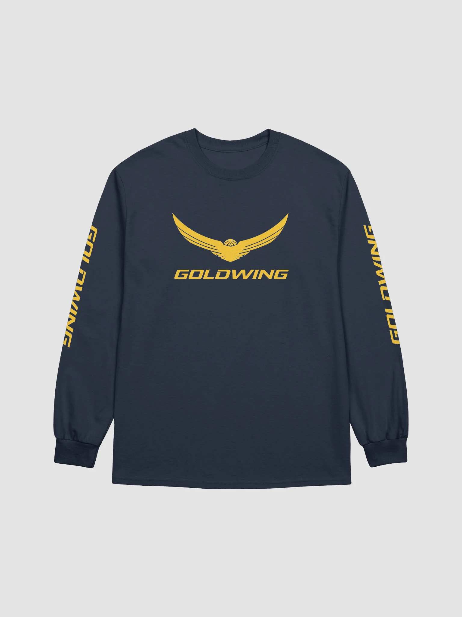 Gold Bird in Flight Long Sleeve T-Shirt product image (4)
