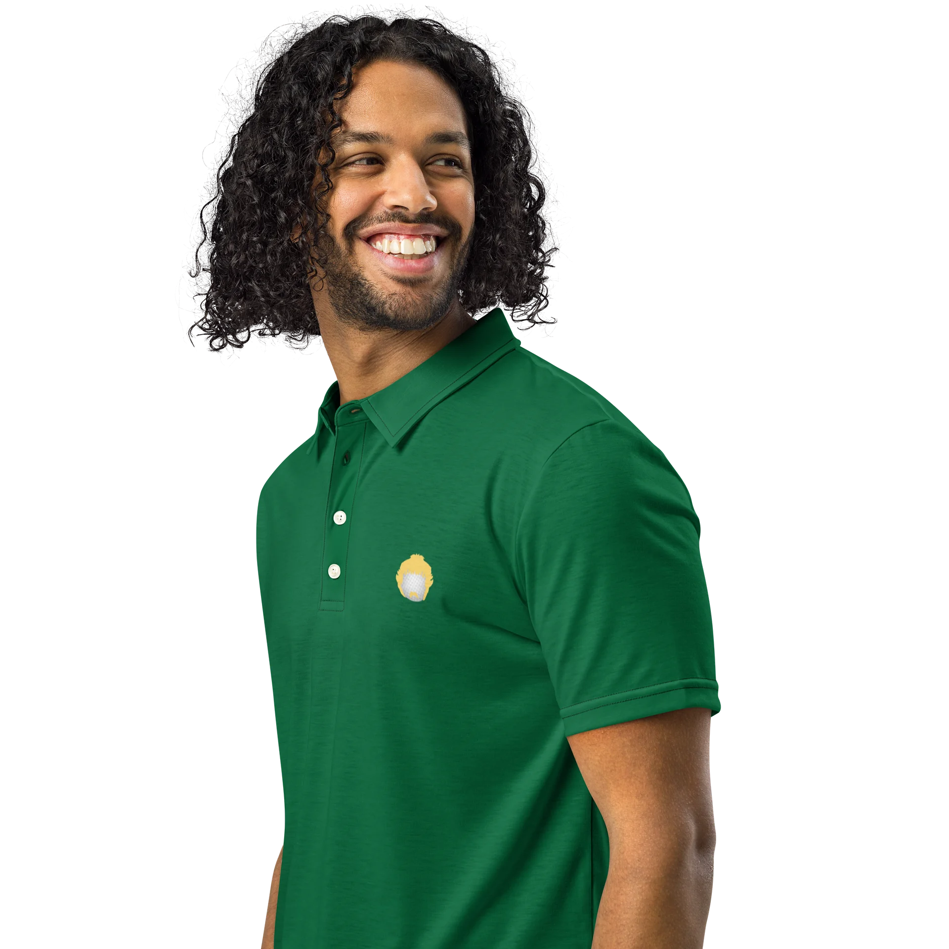 Golf Logo Spring Green Printed Polo product image (1)