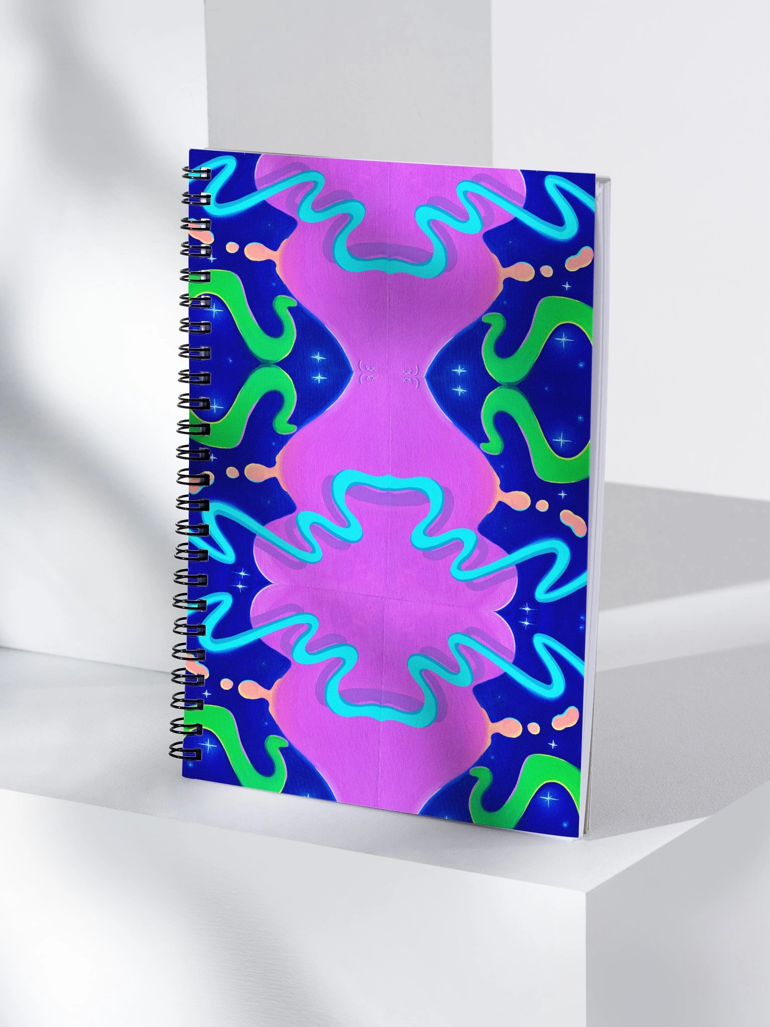 Lava and Light Spiral Notebook product image (4)