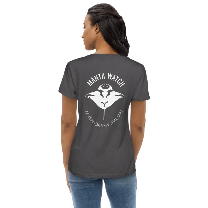 NZ Manta Tee - Black Logo (Slim) product image (2)