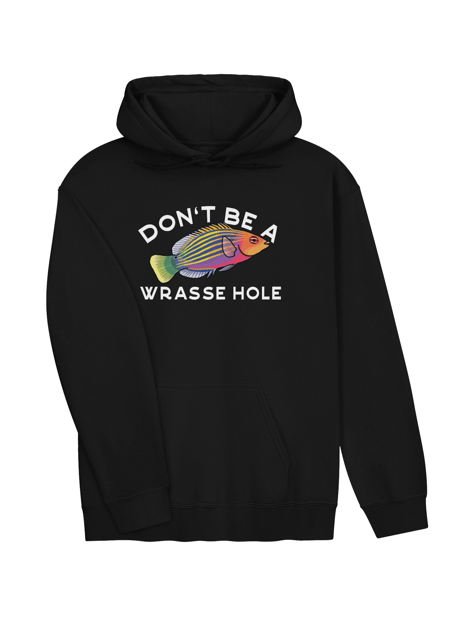 Don't Be a Wrasse Hole Sixline Wrasse Hoodie for Reef Aquarium Lovers product image (17)