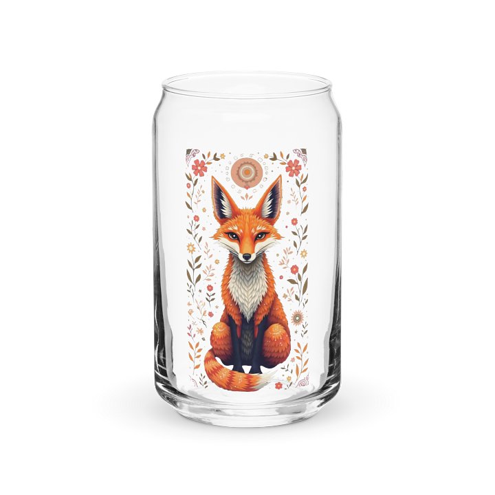 Whimsical Fox Can-Shaped Glass product image (2)