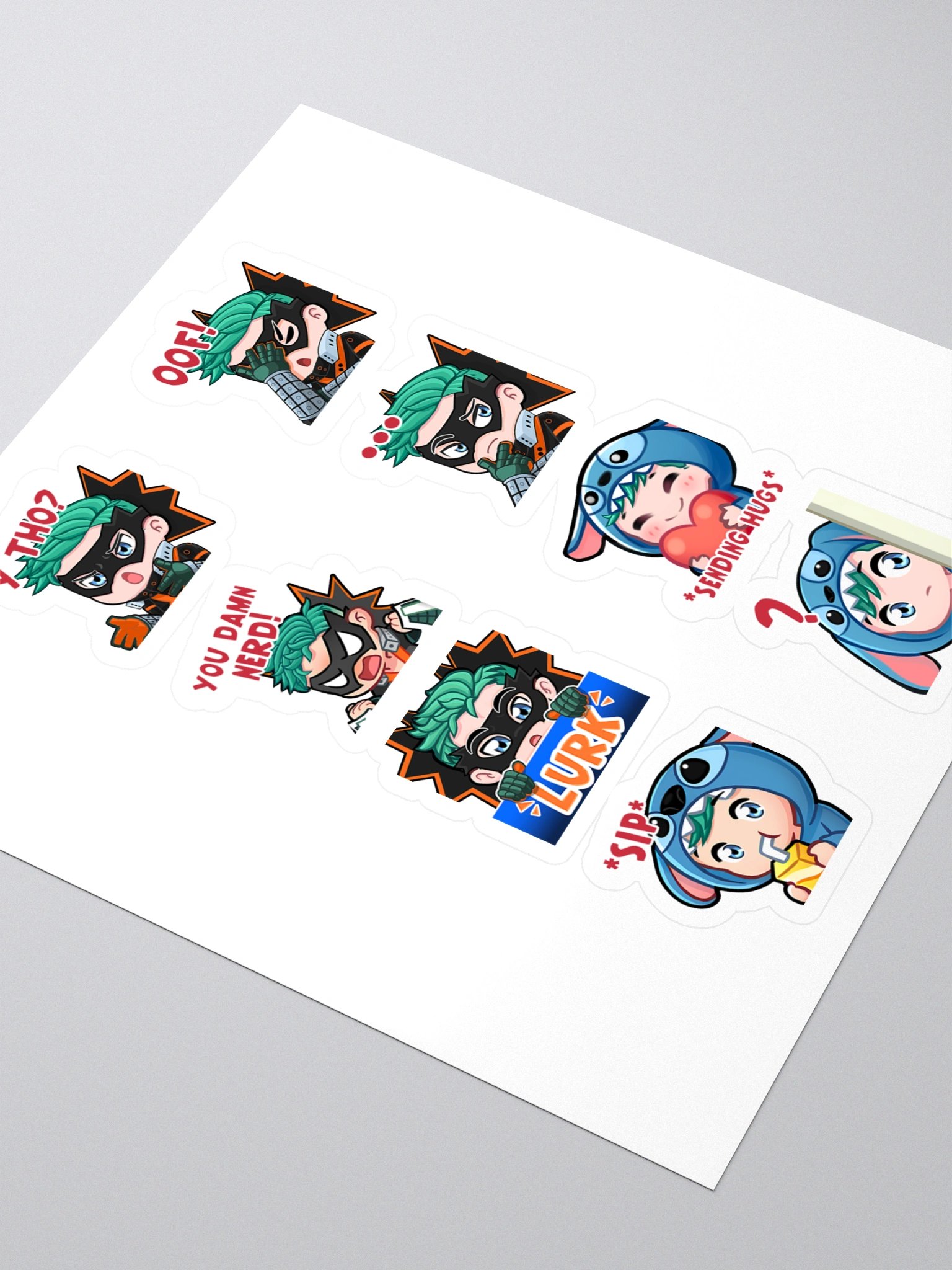 Bakugo & Stitch - Sticker Sheet product image (3)