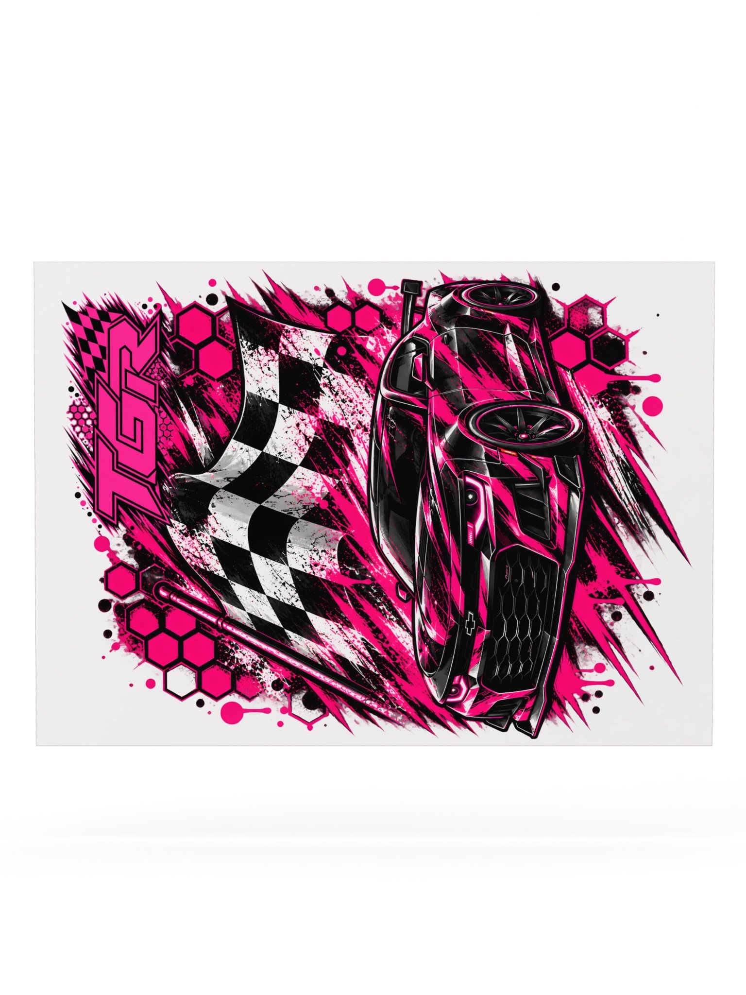 TGR Pink Thunder Racing Print – 5" × 7" product image (6)