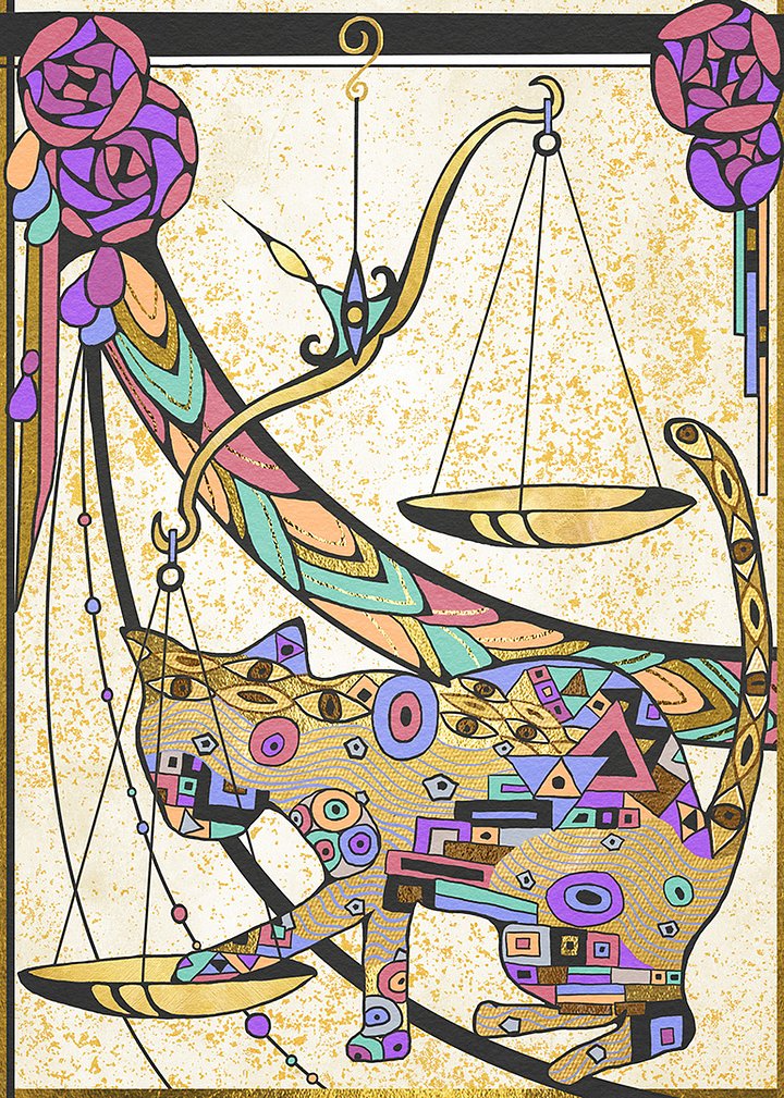 Zodiac Kitties - 7 - Libra product image (1)