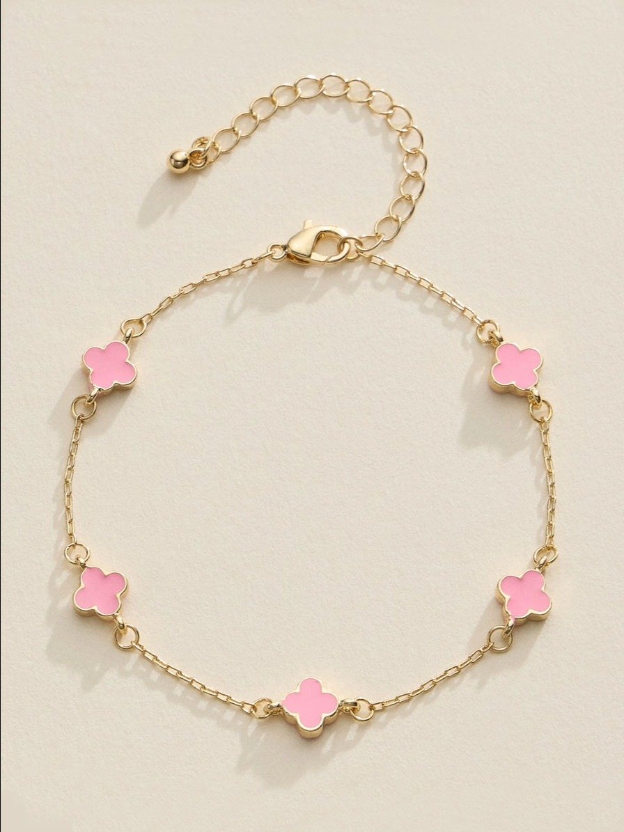 Gold Plated Mini-Clover Bracelet product image (2)