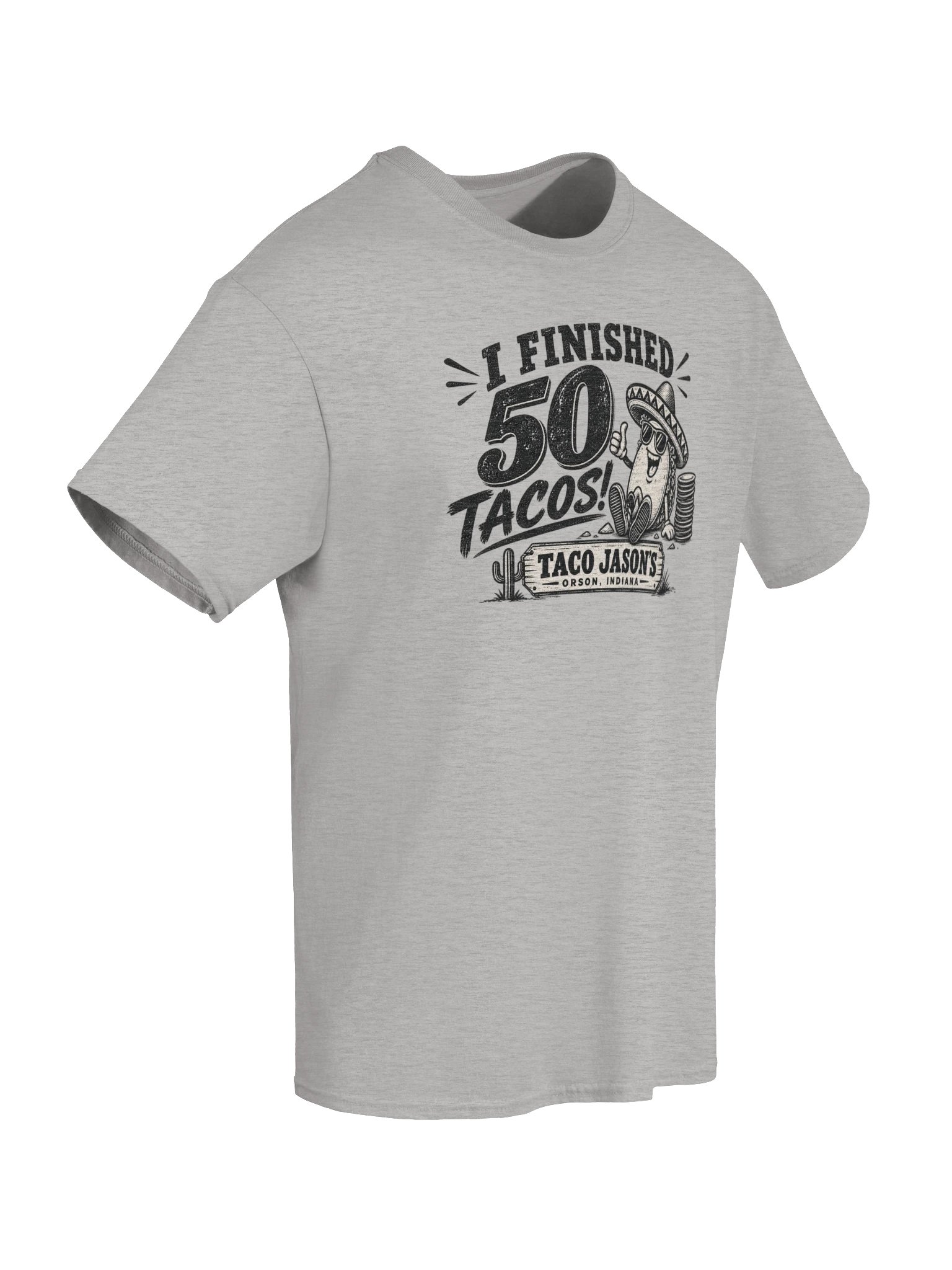 I Finished 50 Tacos – Taco Jason’s Orson Inspired T-Shirt product image (2)