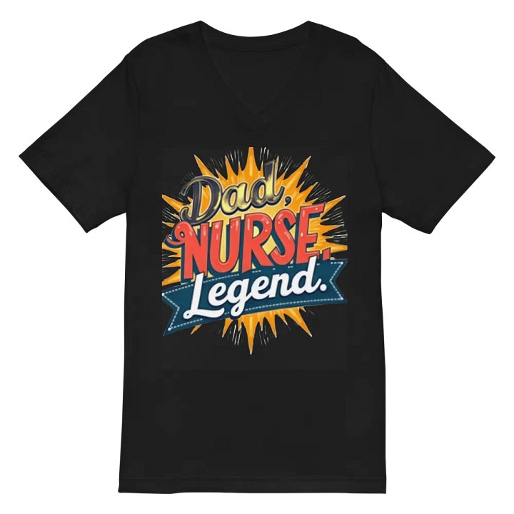Legendary Dad Nurse V-Neck Tee product image (3)