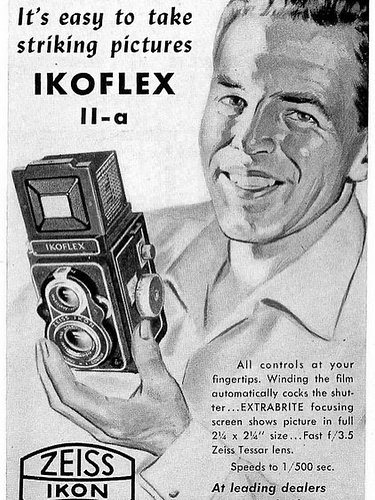 1954 Zeiss Ikon Ikoflex II-a: Striking Pictures Vintage Print Ad
⁡
 #120love #120film #filmcamera  #zeissikon  #ikoflex