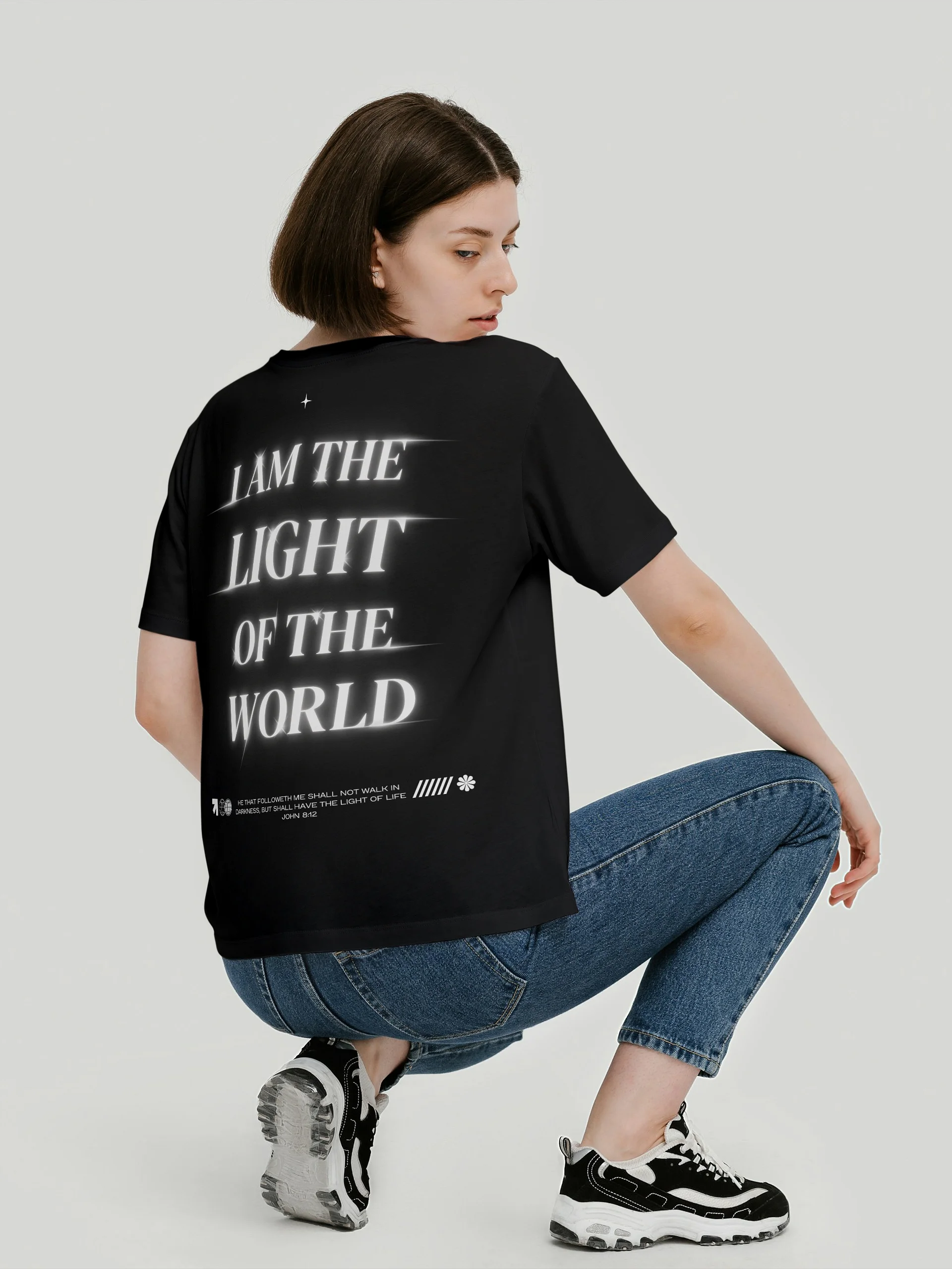 I am the Light of the World (John 8:12) T-shirt product image (1)
