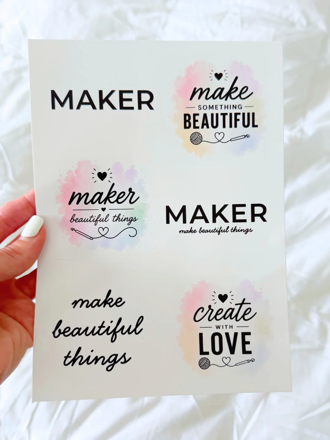 Maker Sticker Sheet product image (1)