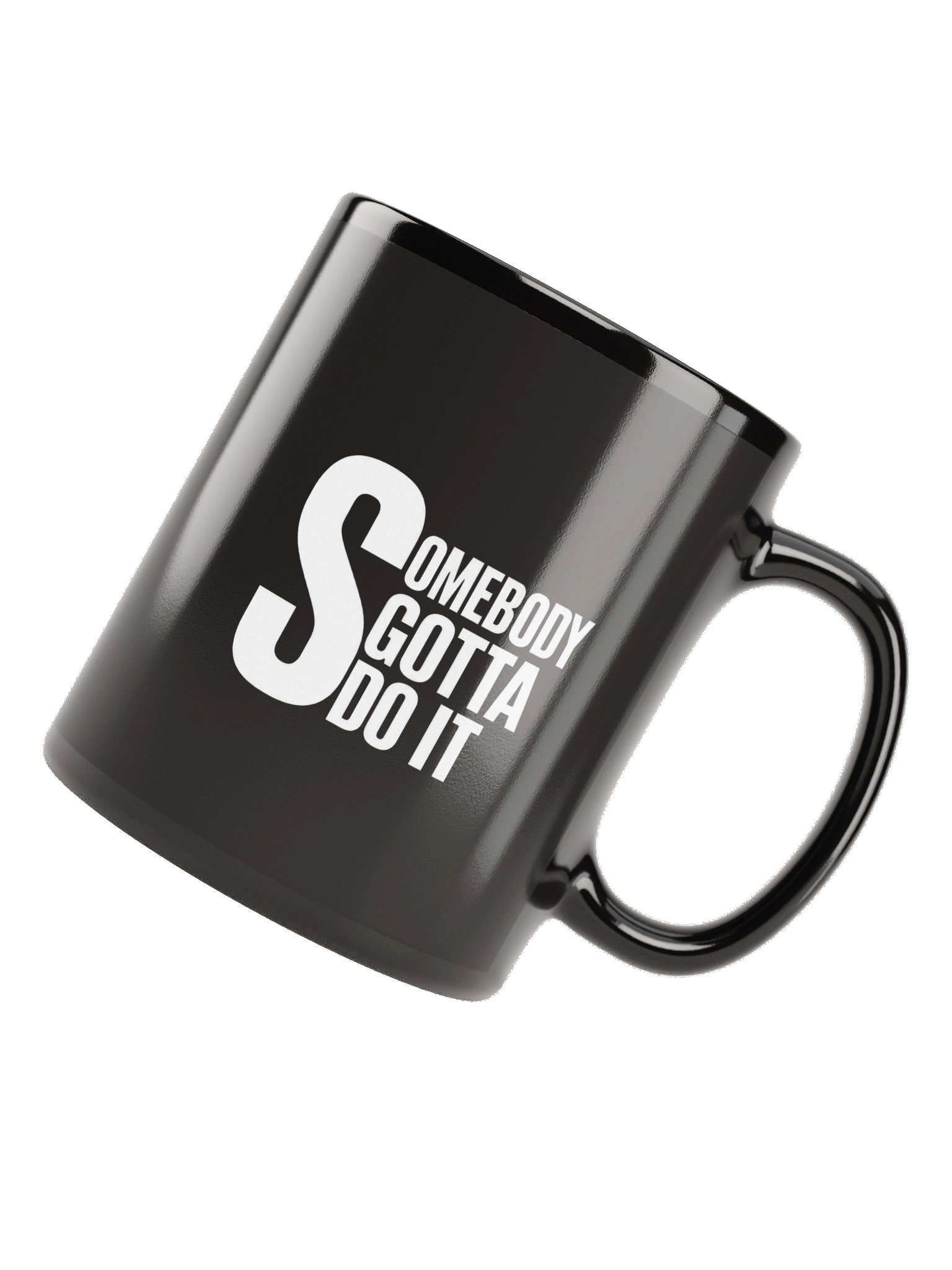 BLACK GLOSSY MUG product image (6)