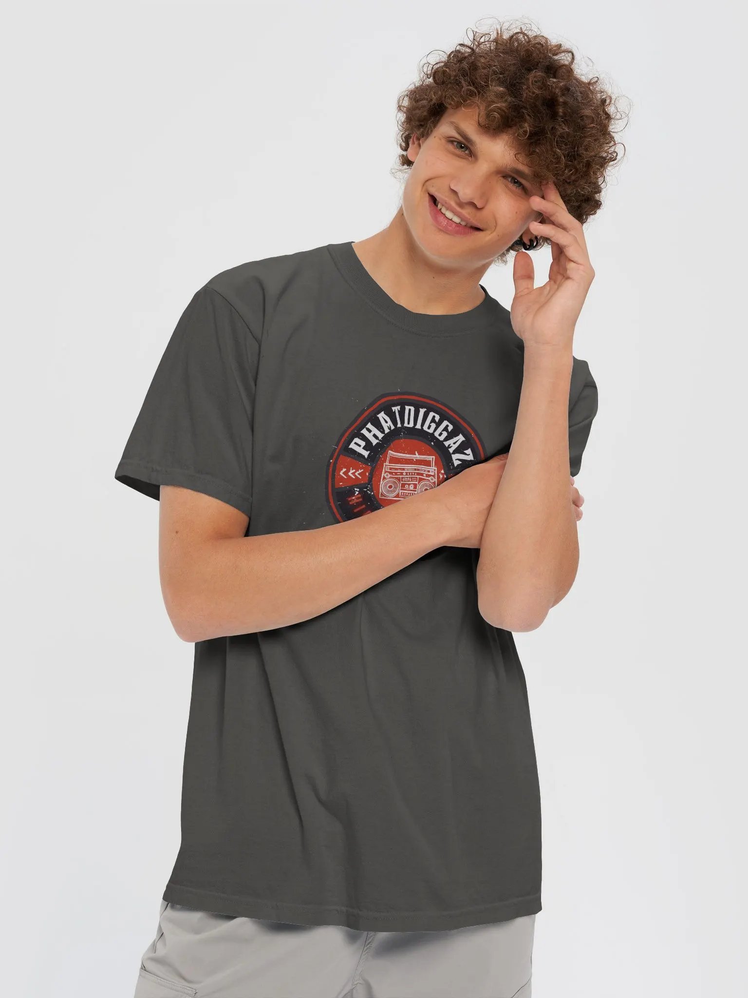 PhatDiggaz Logo Retro Gris product image (5)