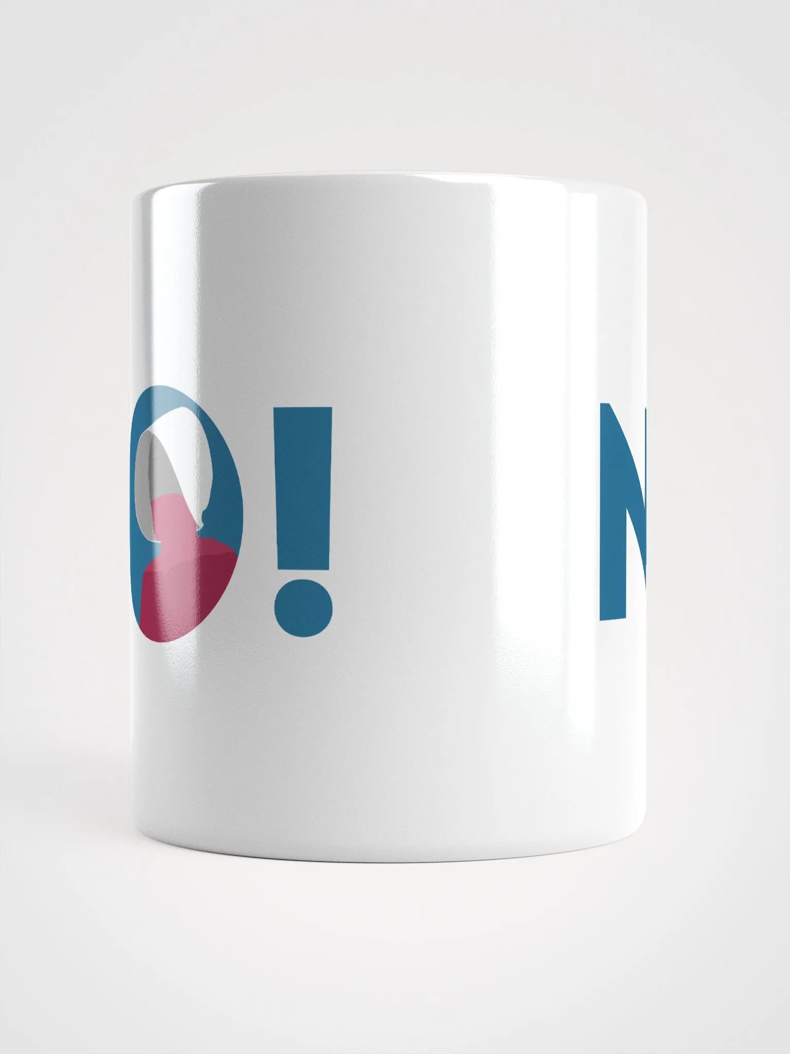 Patriarchy Resistance "NO!" White Mug product image (15)