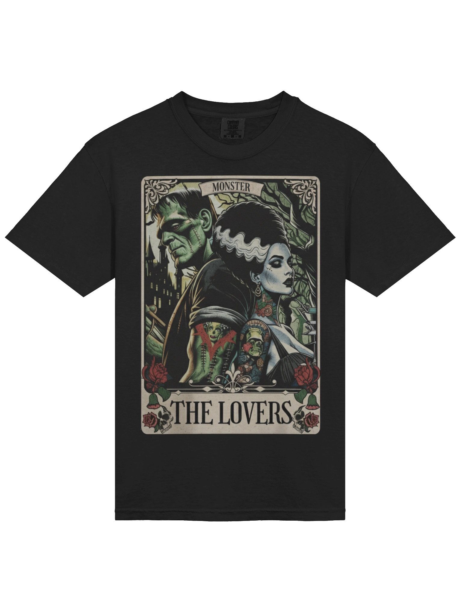 The Monster Frankenstein And Bride The Lovers Tarot Card product image (3)