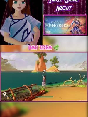 feeding monsters is a bad idea 🌿 #EdgeOfMemories #gaminglogic #indiegames #vtuber #ClipGPT #streamladder