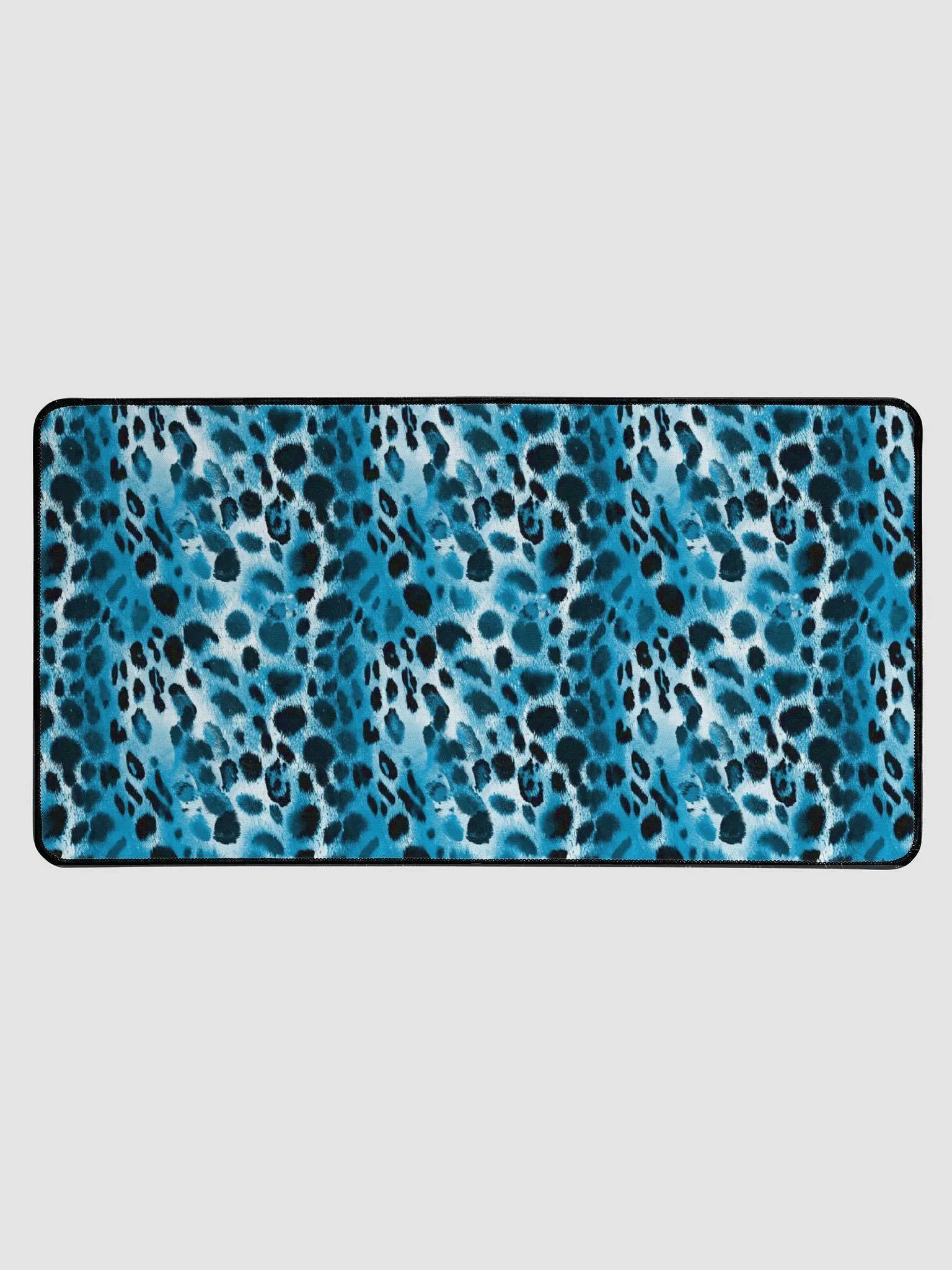 Blue Leopard Desk Mat product image (1)