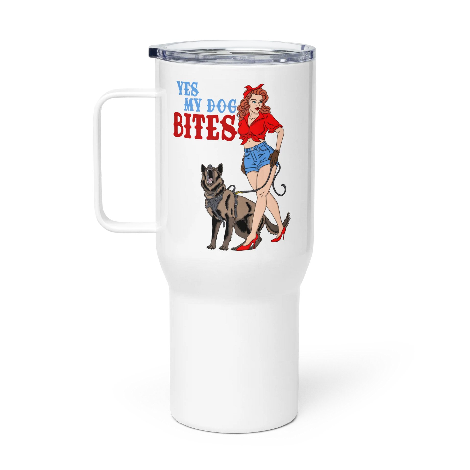Yes, My Dog Bites – Stainless Travel Mug product image (1)