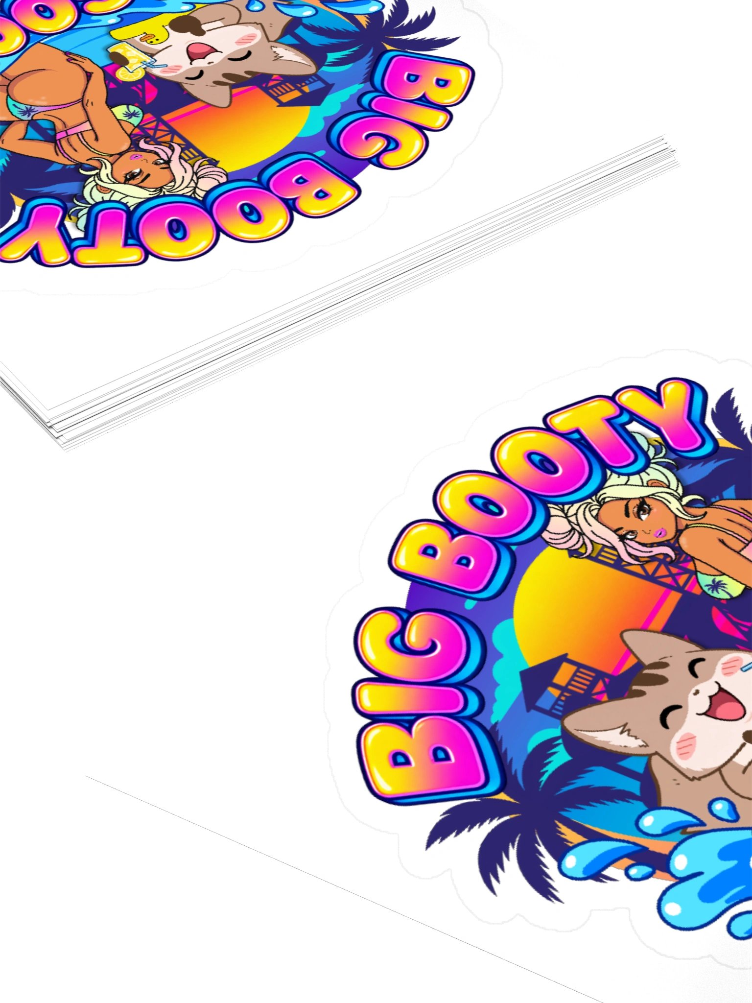 BBL - Big Booty Lagoon Official Sticker product image (4)