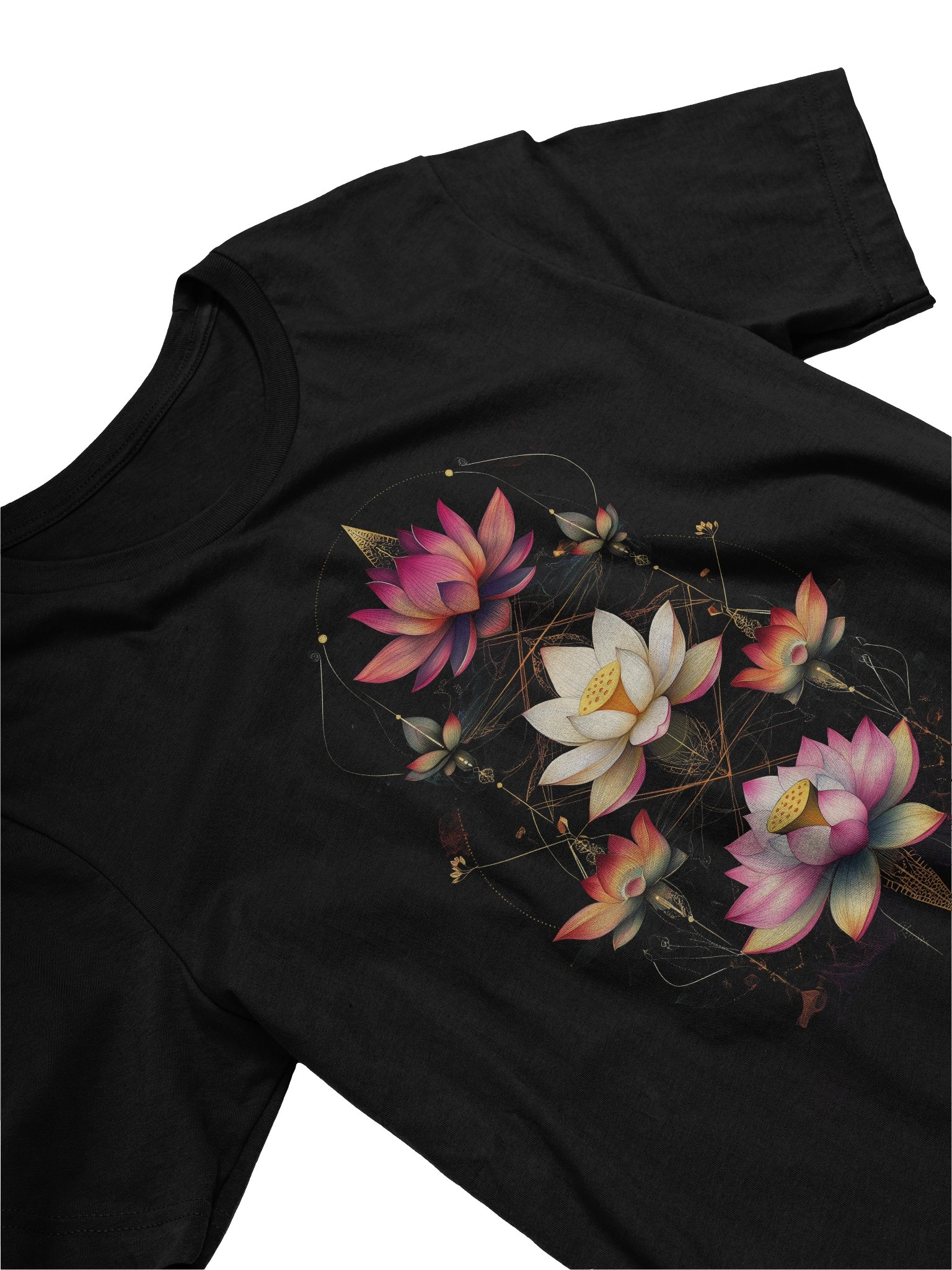 Flowers Chakra Yoga Floral Sacred Geometry Lotus T-Shirt 4 product image (21)