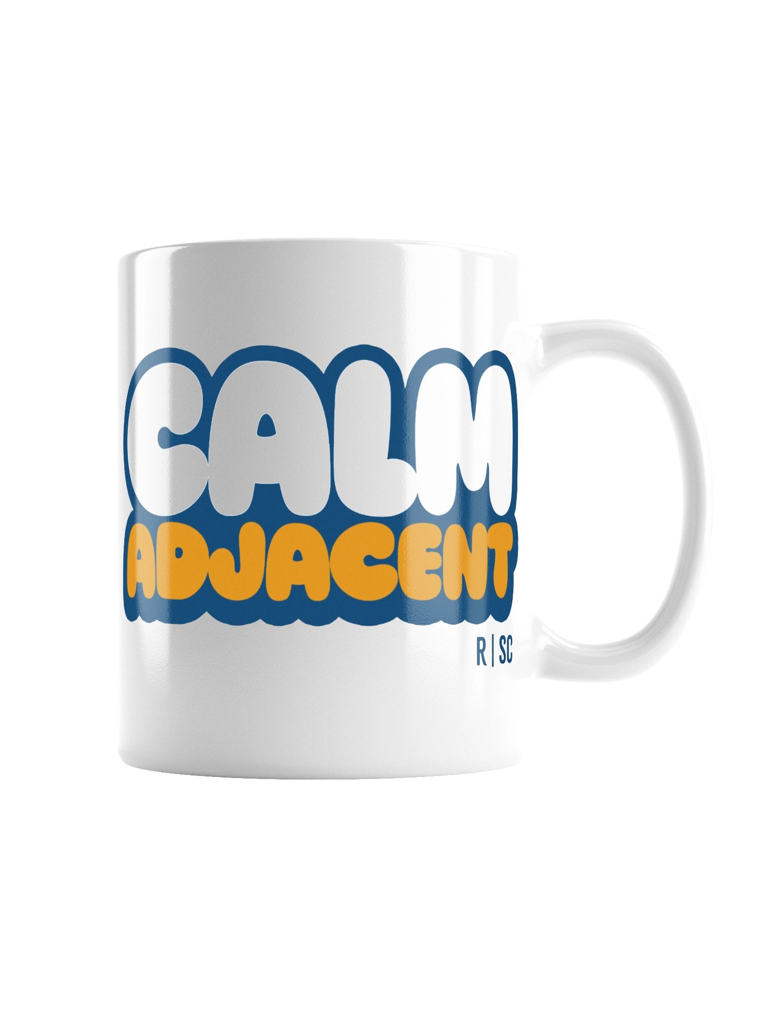 Calm Adjacent White Mug product image (7)