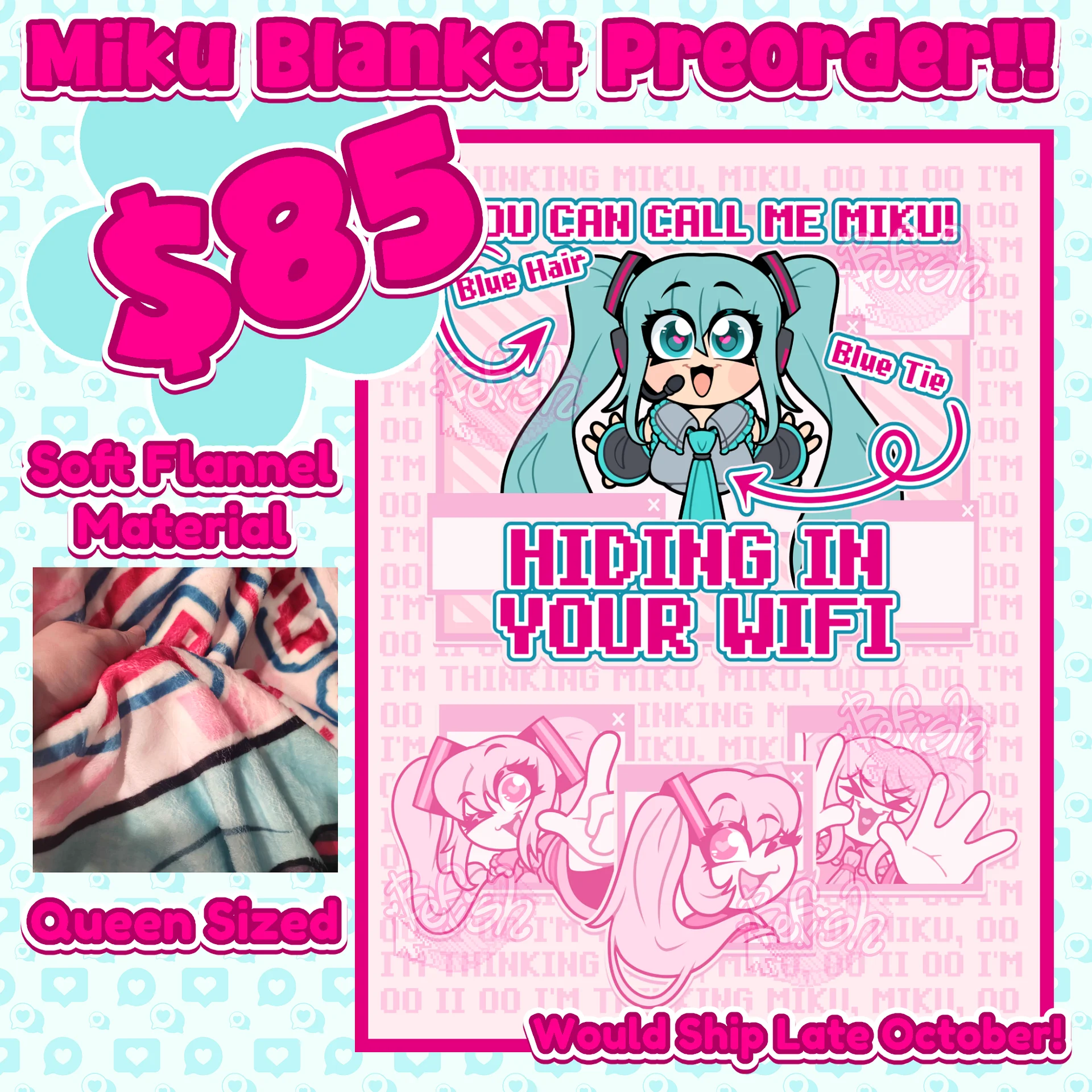 Miku Blanket | Preorders product image (1)