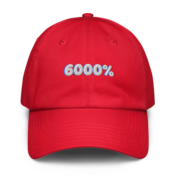 6000% Dad Hat | R E D product image (1)