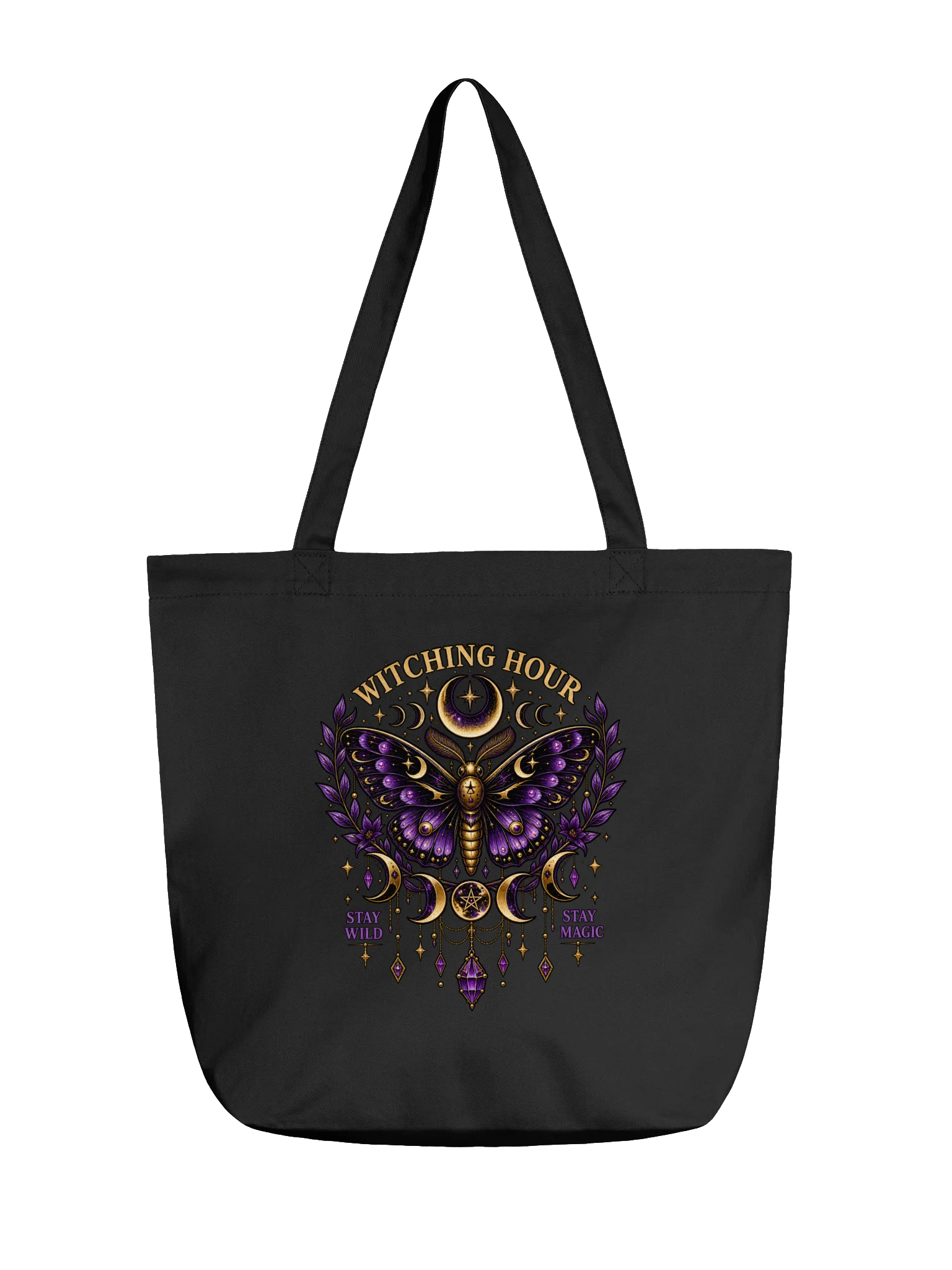 Witching Hour Tote Bag — Stay Wild. Stay Magic. product image (1)