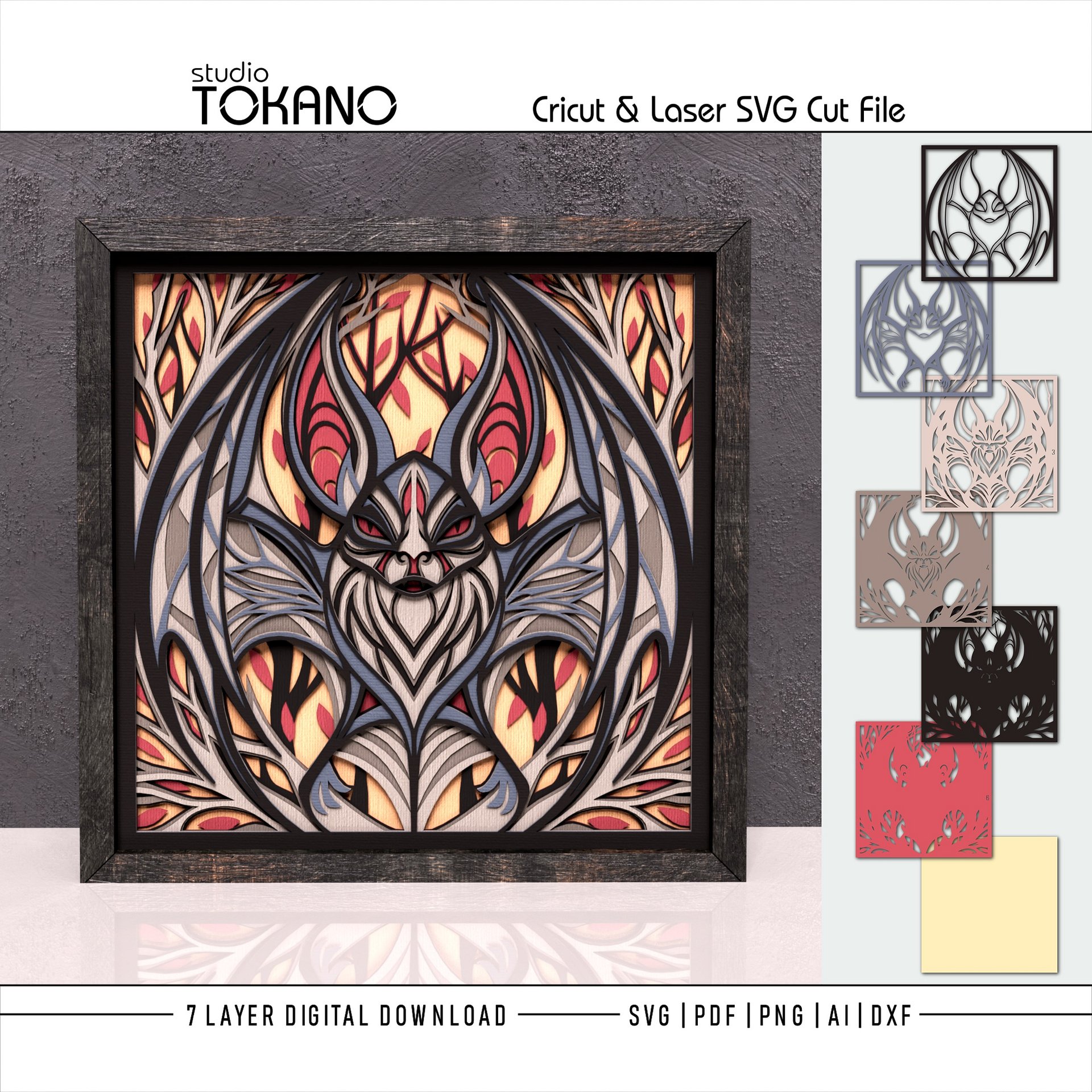 Bat Shadow Box product image (8)