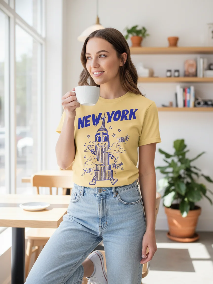 NY Skyscraper Doodle Tee product image (5)