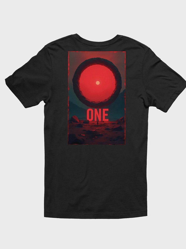 Dark Red Glowing Portal Sun Ominous Text One product image (14)
