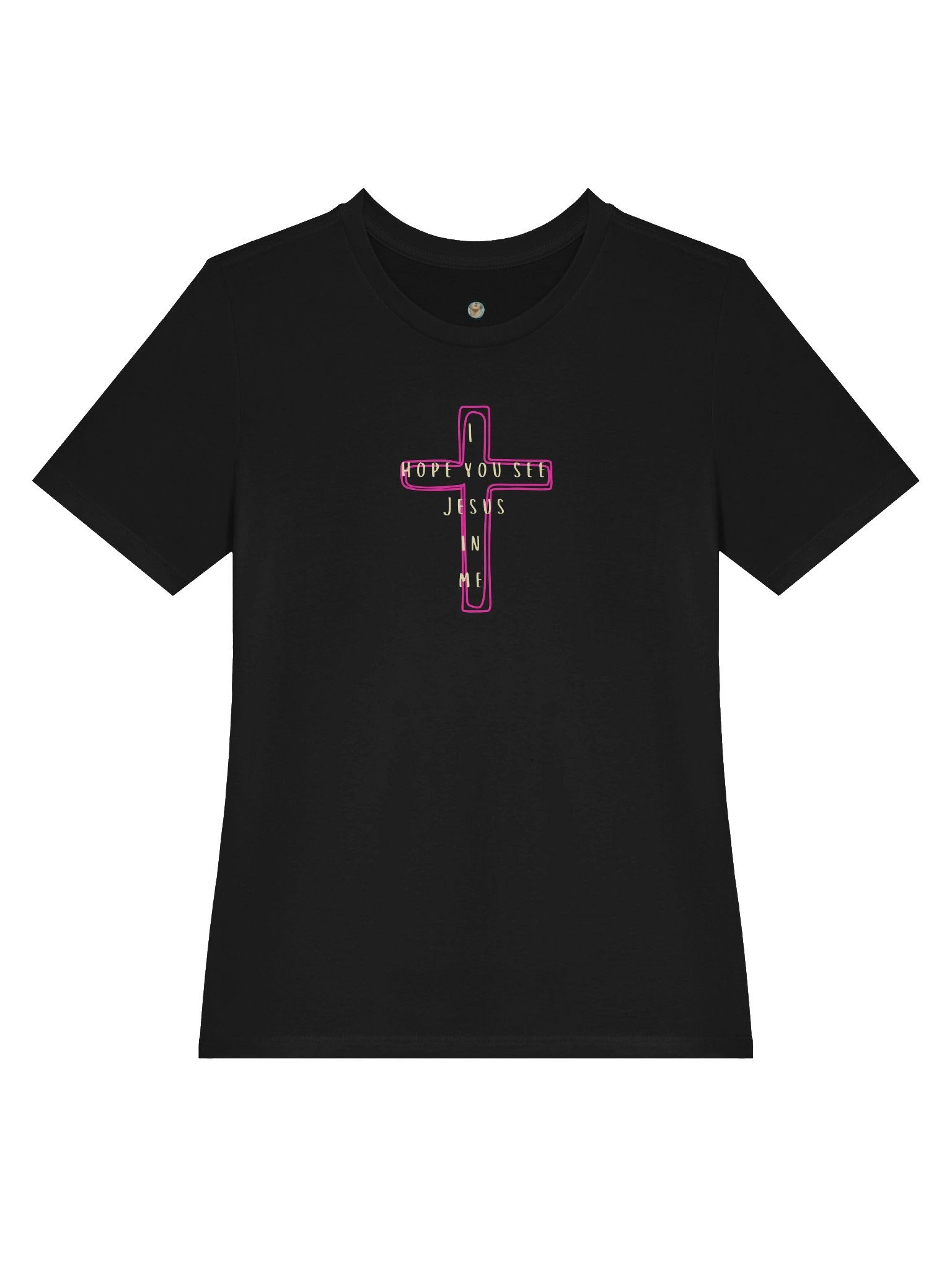 I Hope You See Jesus in Me Cross Women's Tee product image (3)