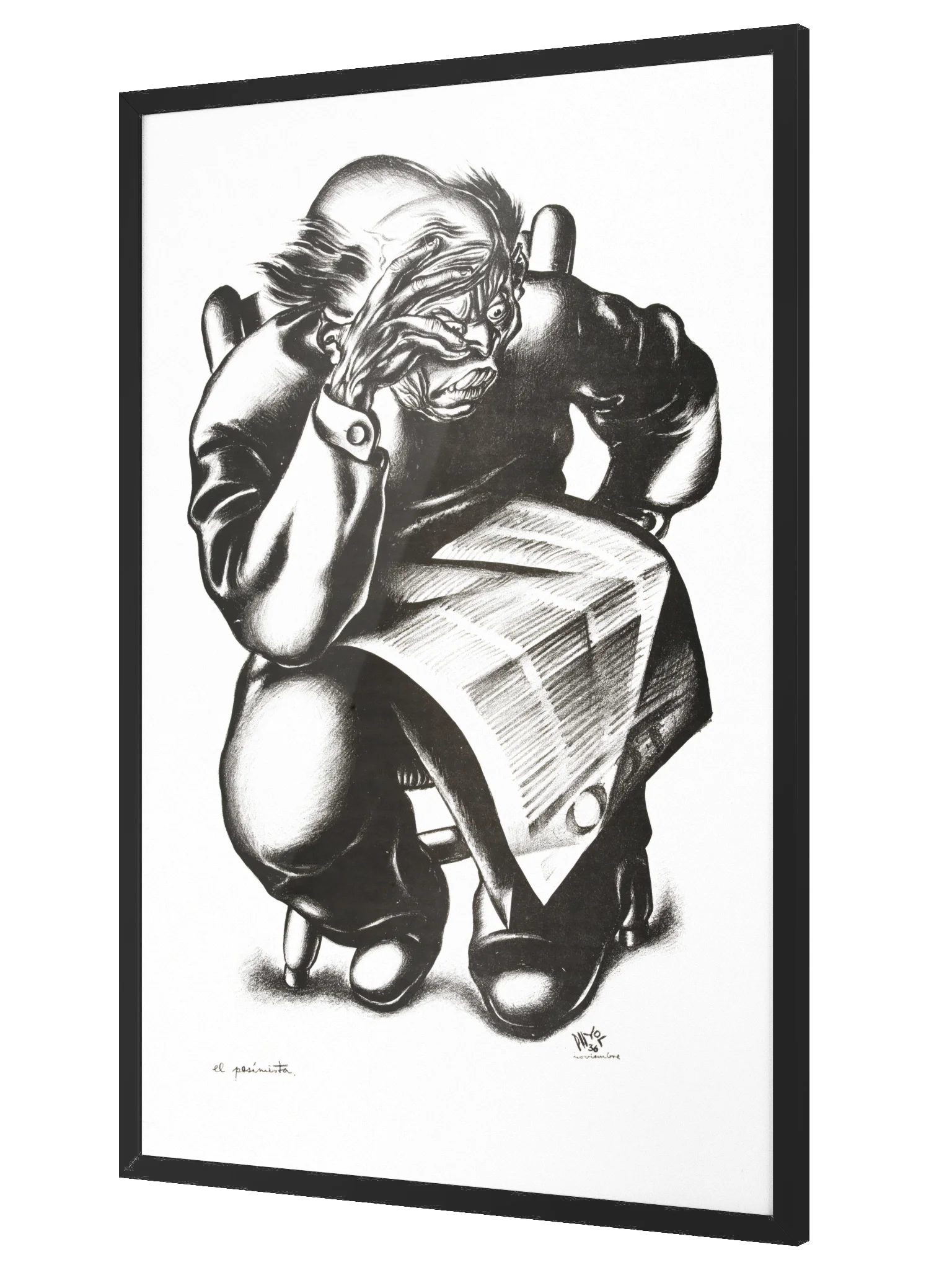 El Pesimista (The Pessimist) Print product image (3)