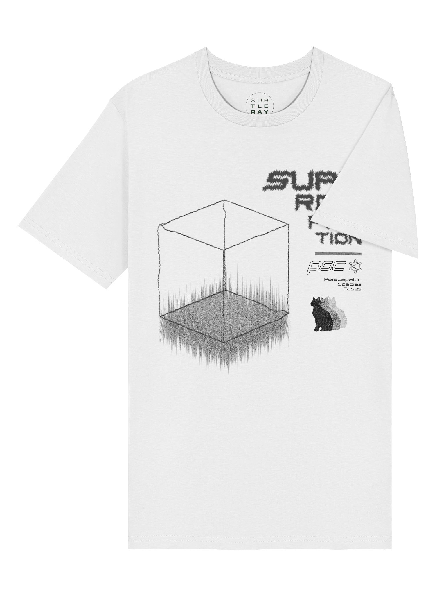 Superdisposition / Cat Monochrome Tee (Ships from EU/UK) product image (4)