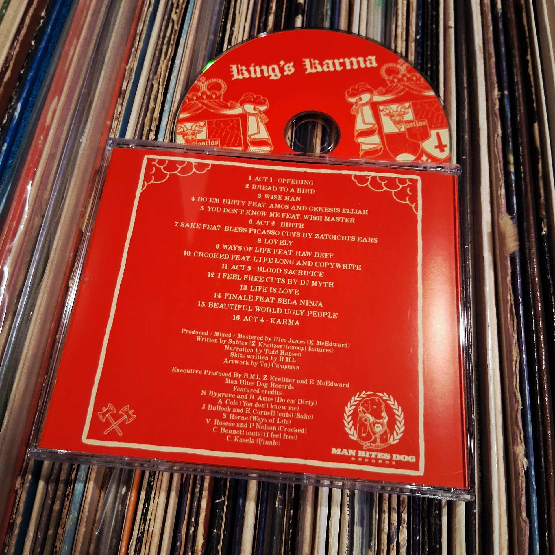 Subtex & Rico James - King's Karma (CD) product image (2)