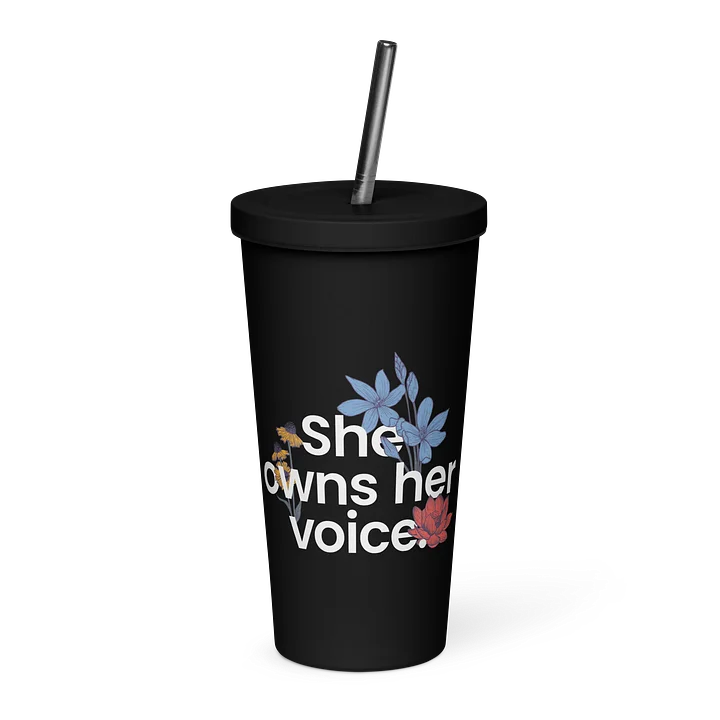 She Owns Dark Insulated Tumbler product image (1)