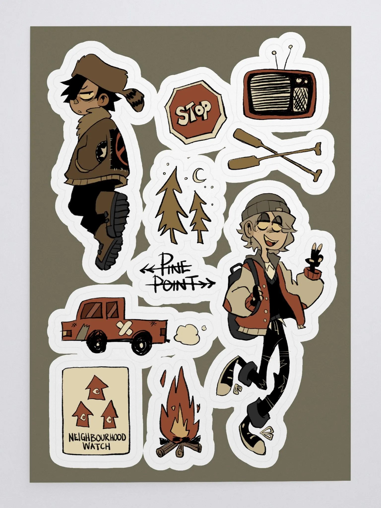 Pine Point Stickers product image (3)