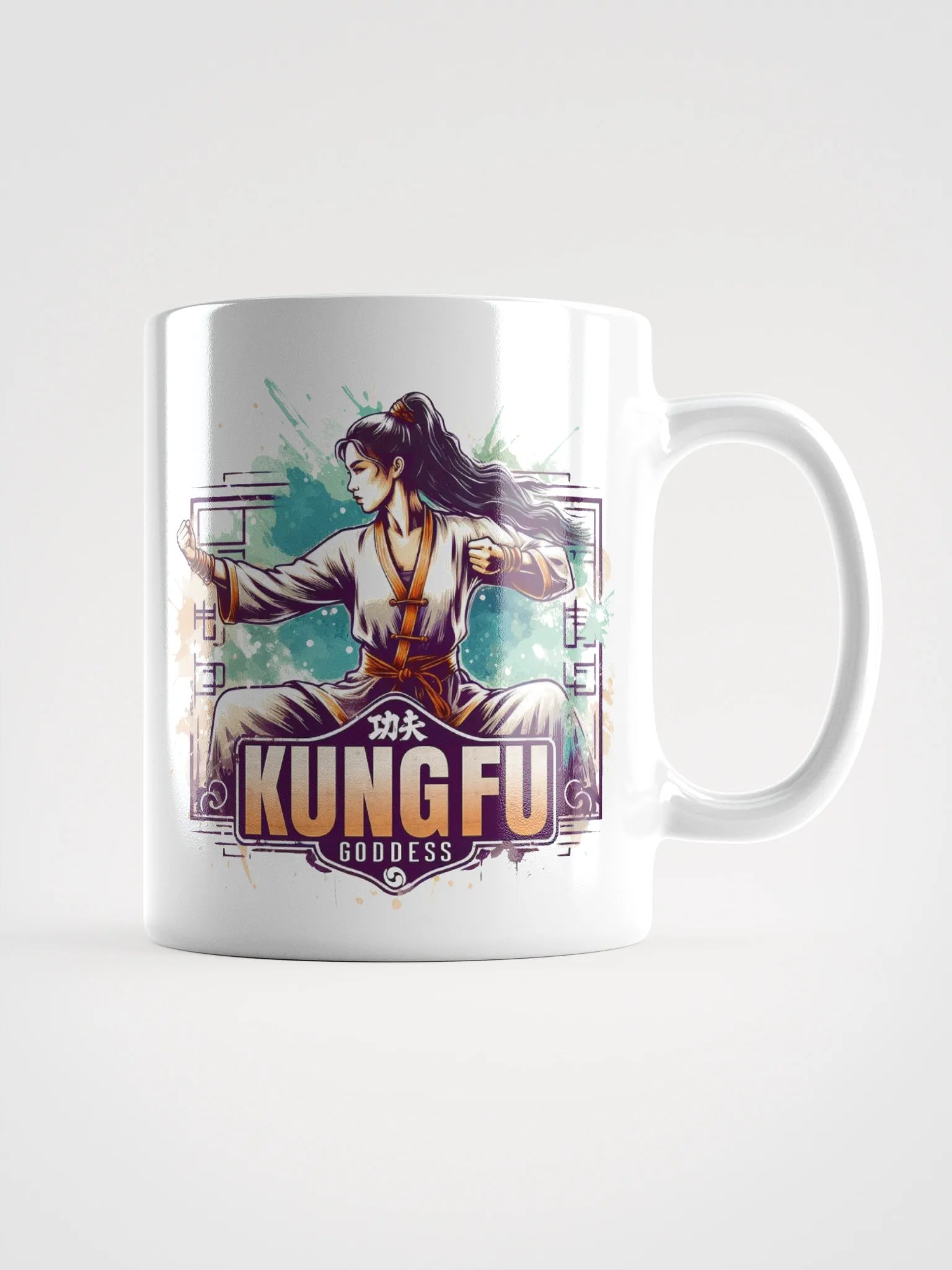 Kung Fu Girl Ceramic Mug product image (1)