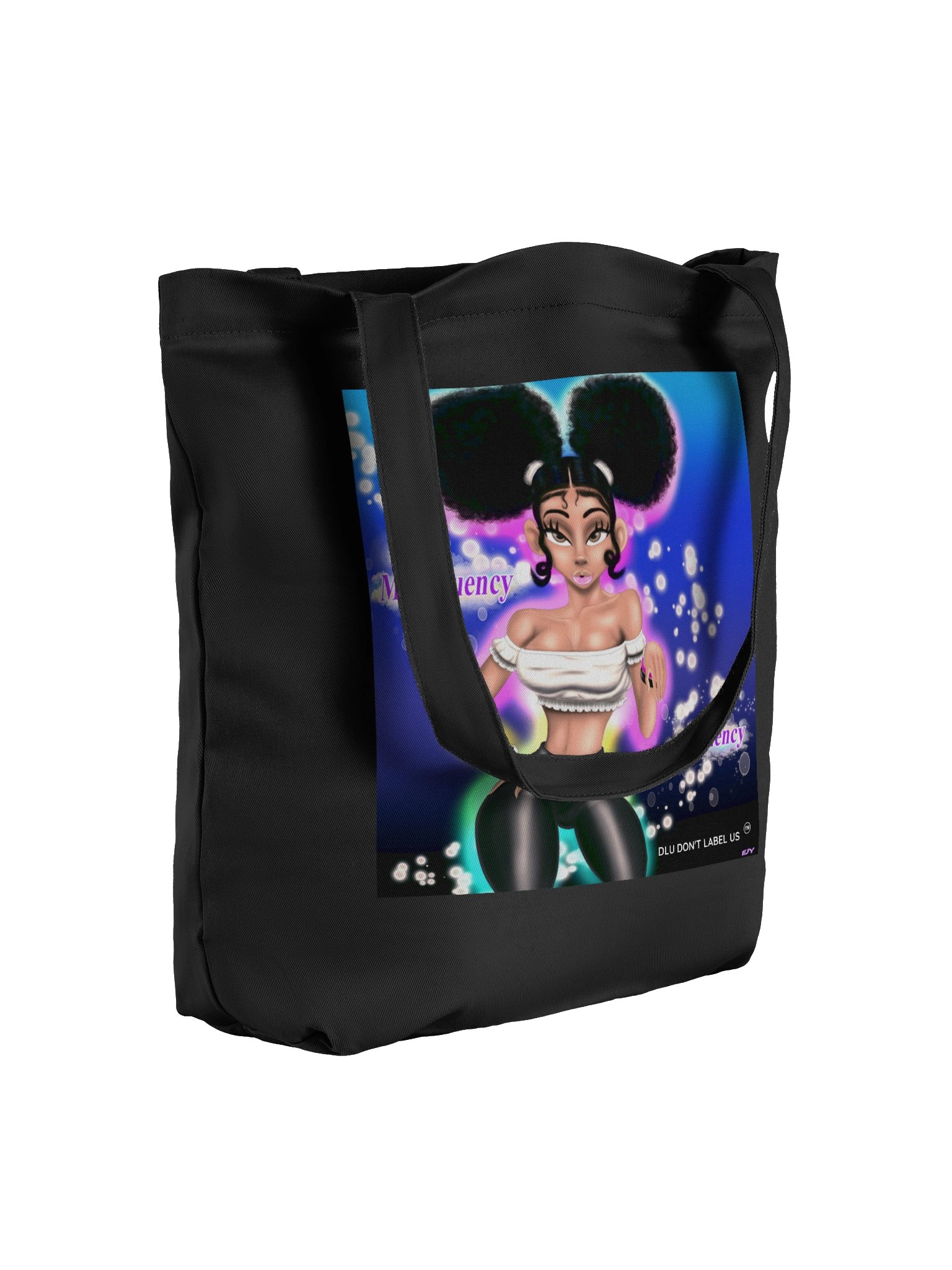 DLU DON’T LABEL US® MusEquency Chic Eco-Friendly Tote Bag product image (4)